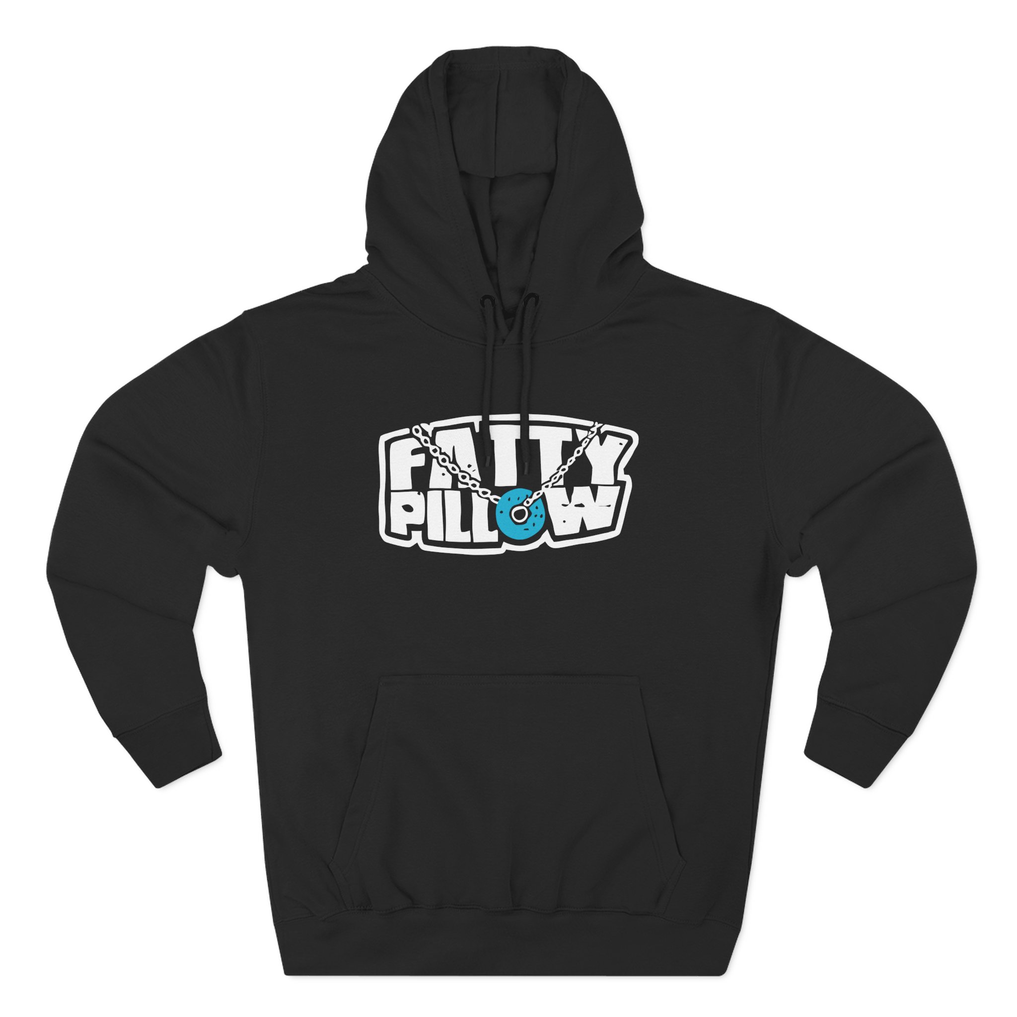 Fattypillow Three-Panel Fleece Hoodie