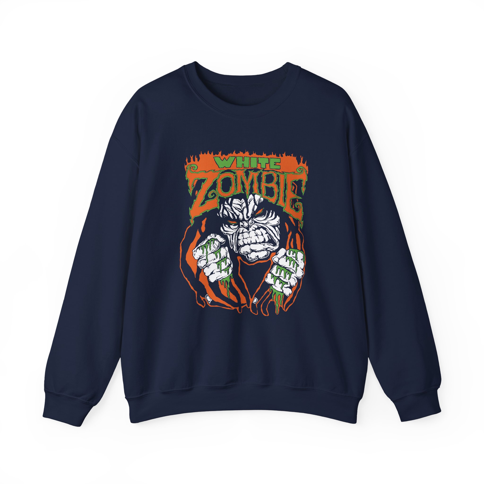 White Zombie Monster Lugosi Unisex Heavy Blendâ„¢ Crewneck Sweatshirt