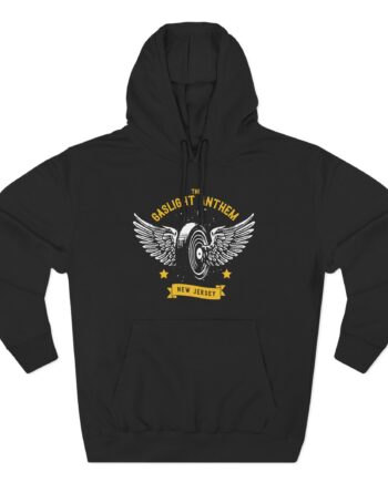 Gaslight Anthem Flying Wheel Three-Panel Fleece Hoodie