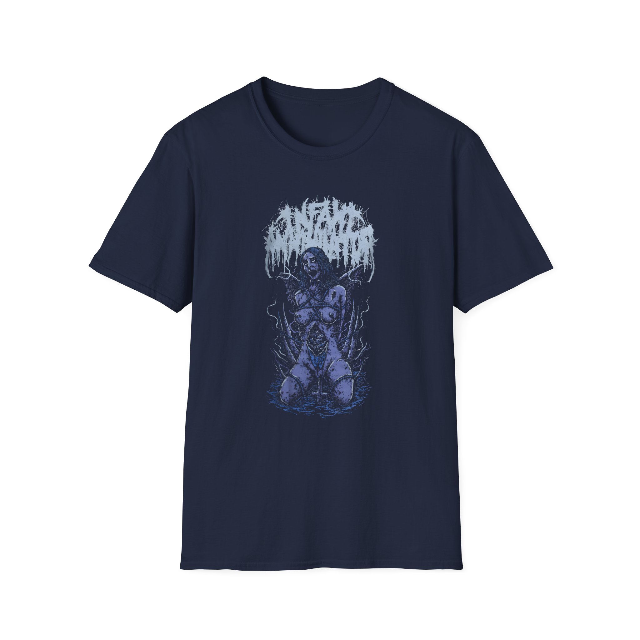 Infant Annihilator Crucifucked Unisex Softstyle T-Shirt