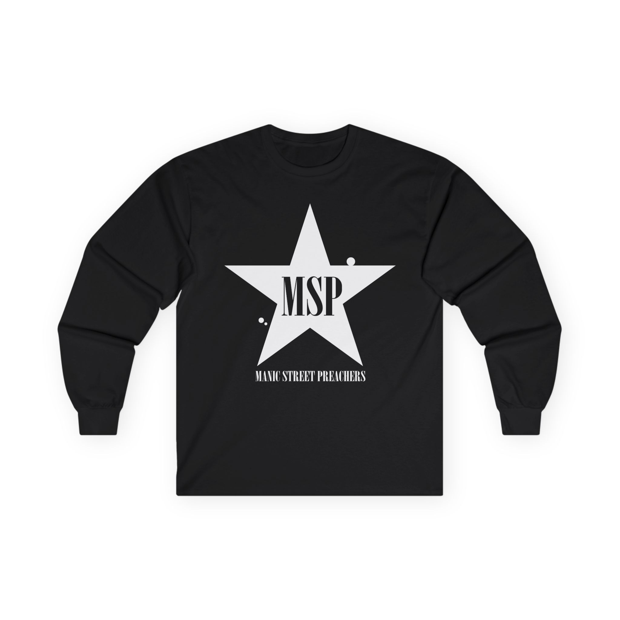 Manic Street Preachers Distressed Star Unisex Ultra Cotton Long Sleeve Tee