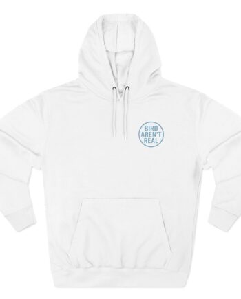 Birds Arent Real Trench Coat Hemp Three-Panel Fleece Hoodie