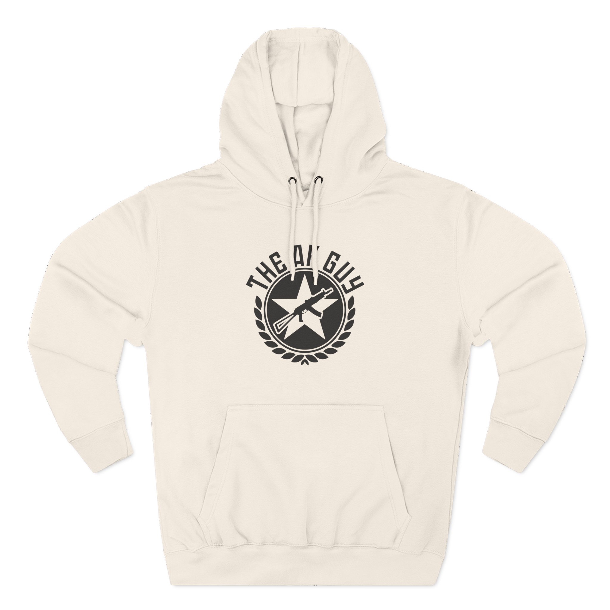 Brandon Herrera the Ak Guy Logo Three-Panel Fleece Hoodie