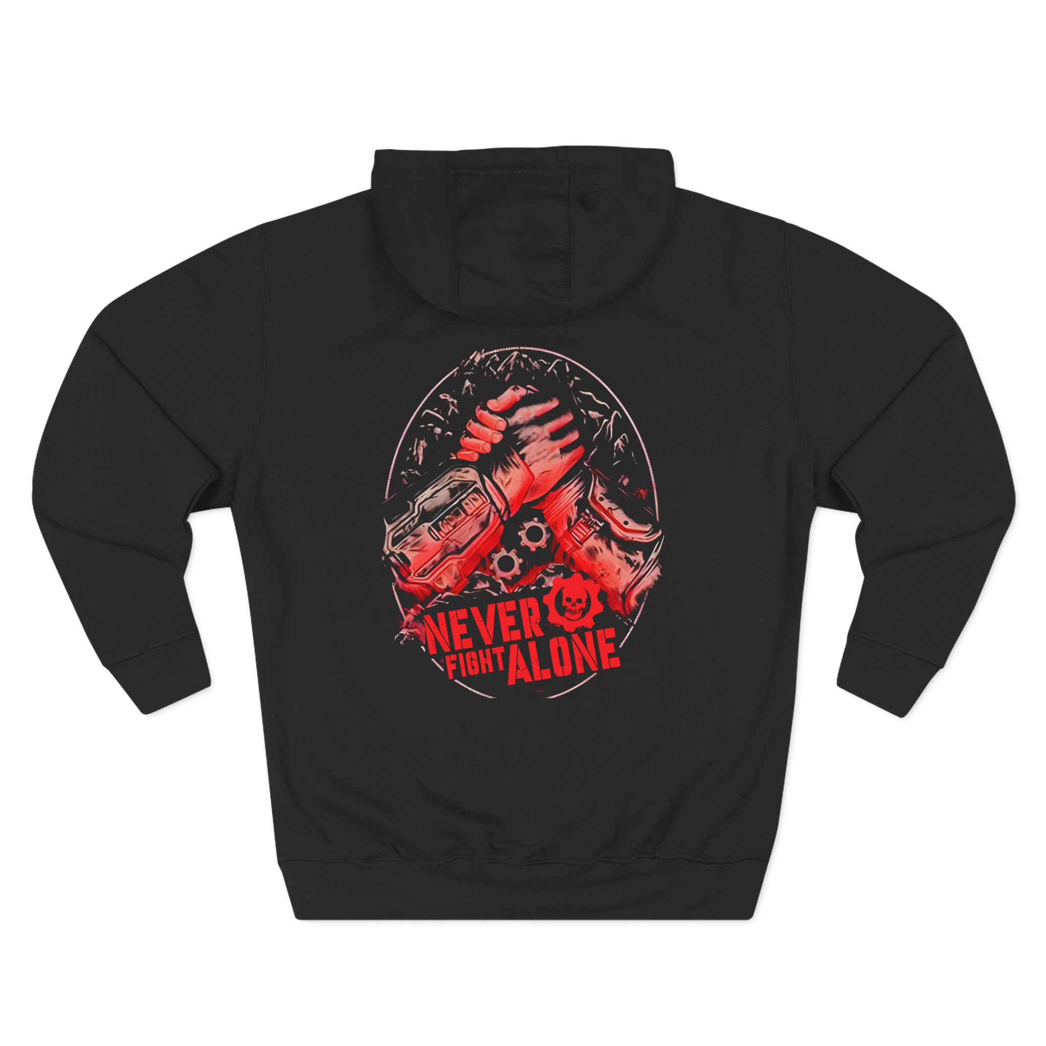 Gears of War Never Fight Alone Three-Panel Fleece Hoodie