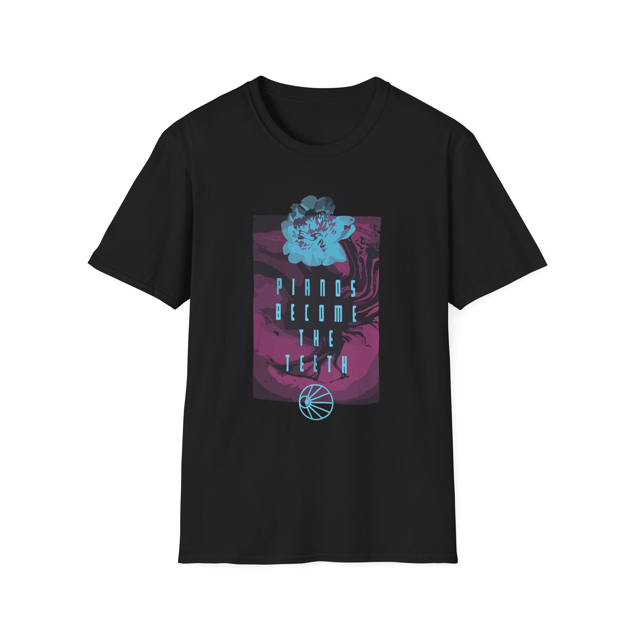 Pianos Become the Teeth Abstract Flowers Unisex Softstyle T-Shirt