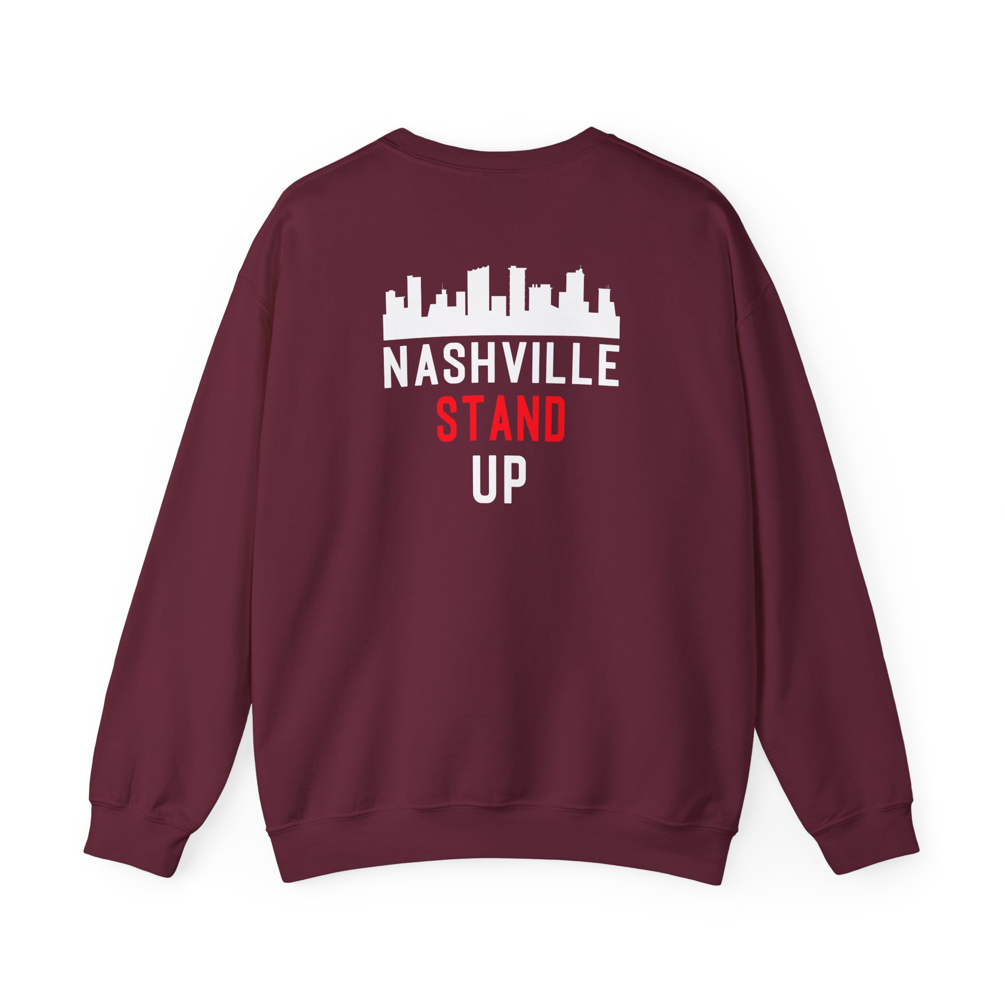 Caleb Plant Nashville Stand Up World Championship Unisex Heavy Blendâ„¢ Crewneck Sweatshirt