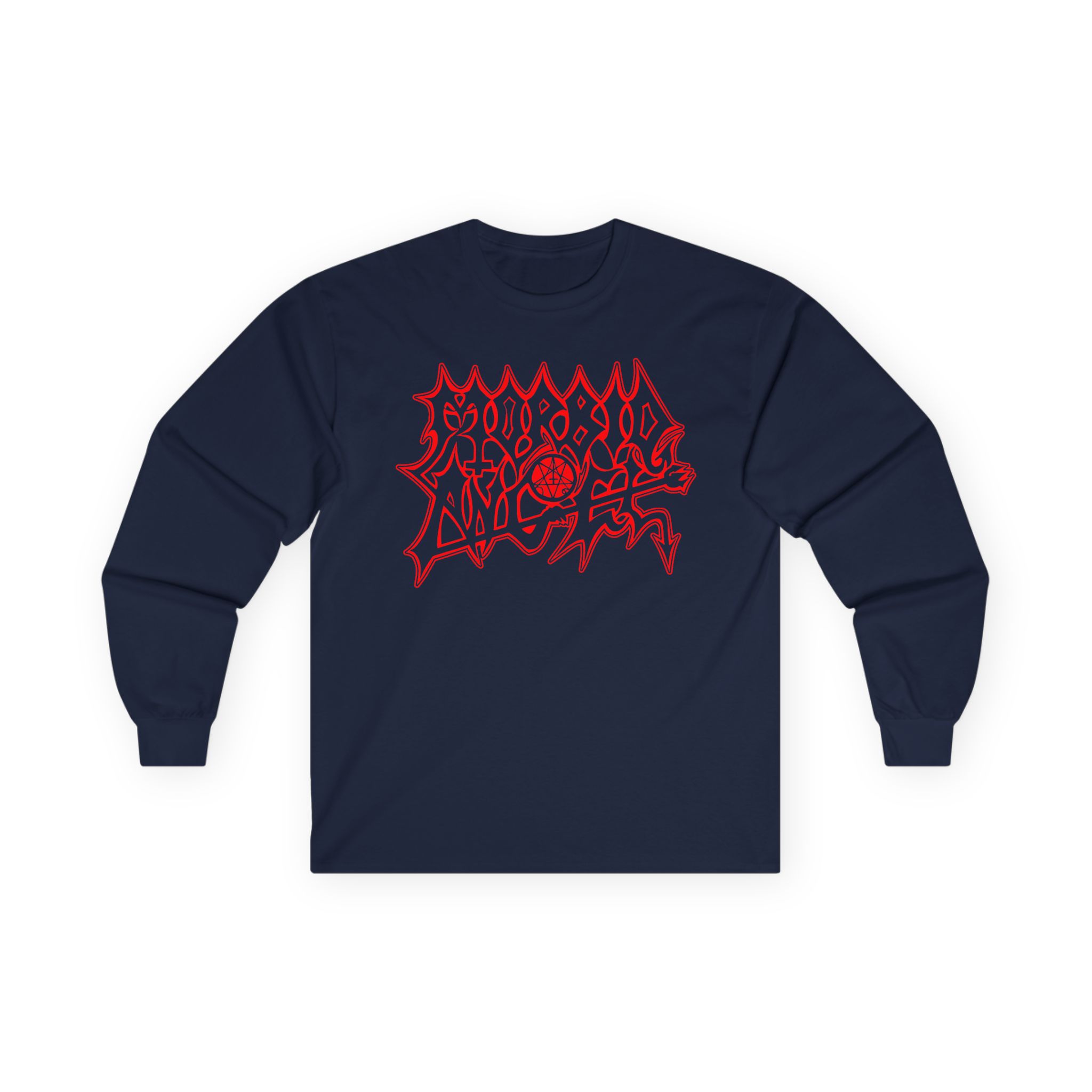 Morbid Angel Red Logo Unisex Ultra Cotton Long Sleeve Tee