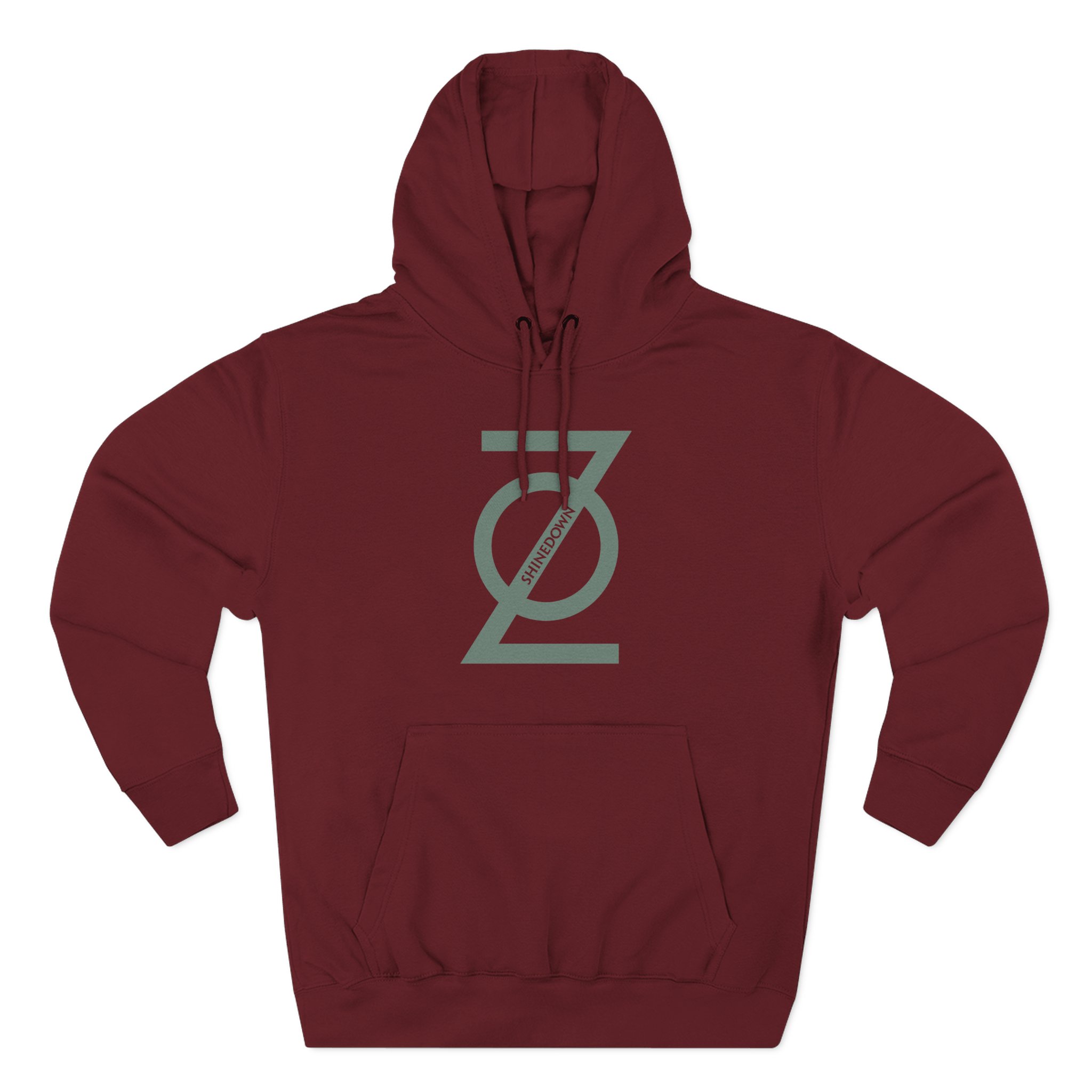Shinedown Secondary Z Logo Three-Panel Fleece Hoodie