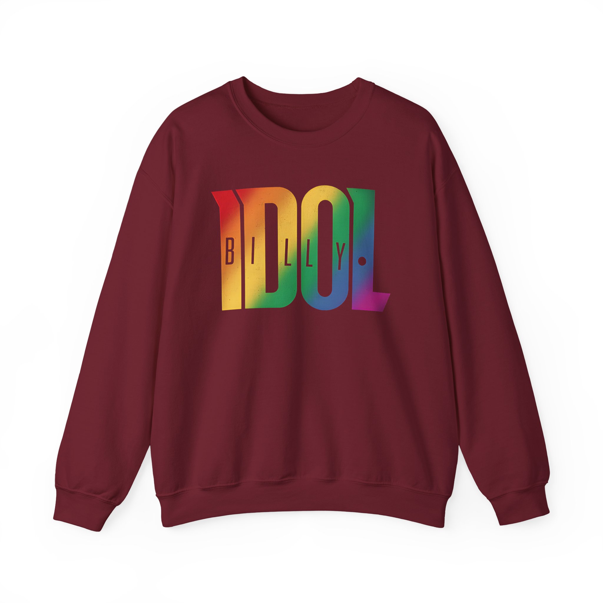 Billy Idol Black Rainbow Logo Unisex Heavy Blendâ„¢ Crewneck Sweatshirt