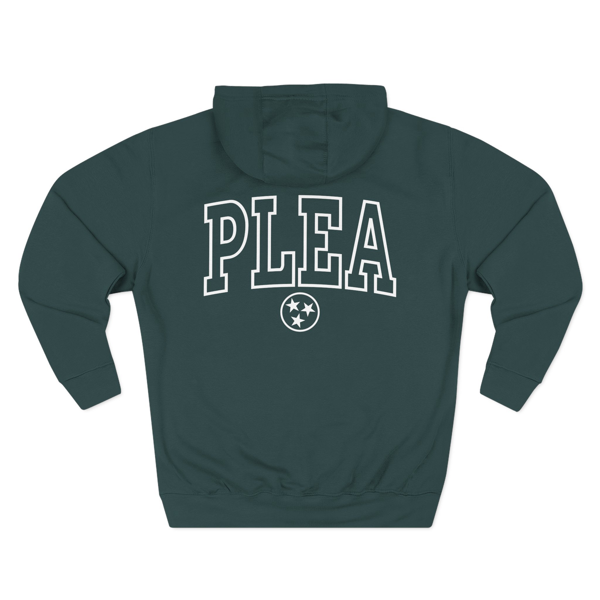 A Plea for Purging Plea Three-Panel Fleece Hoodie