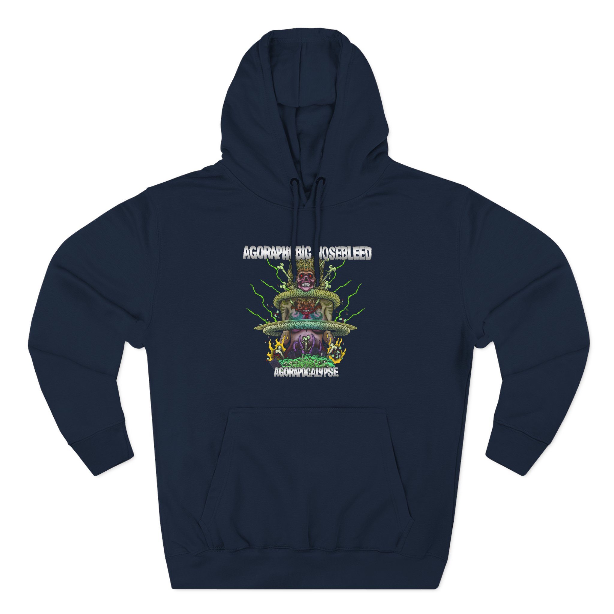Agoraphobic Nosebleed Agorapocalypse Three-Panel Fleece Hoodie
