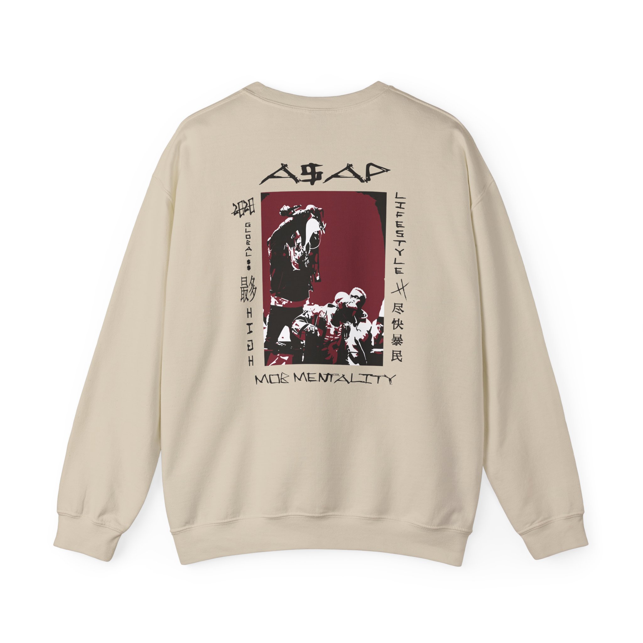 Asap Mob Mentality Unisex Heavy Blendâ„¢ Crewneck Sweatshirt