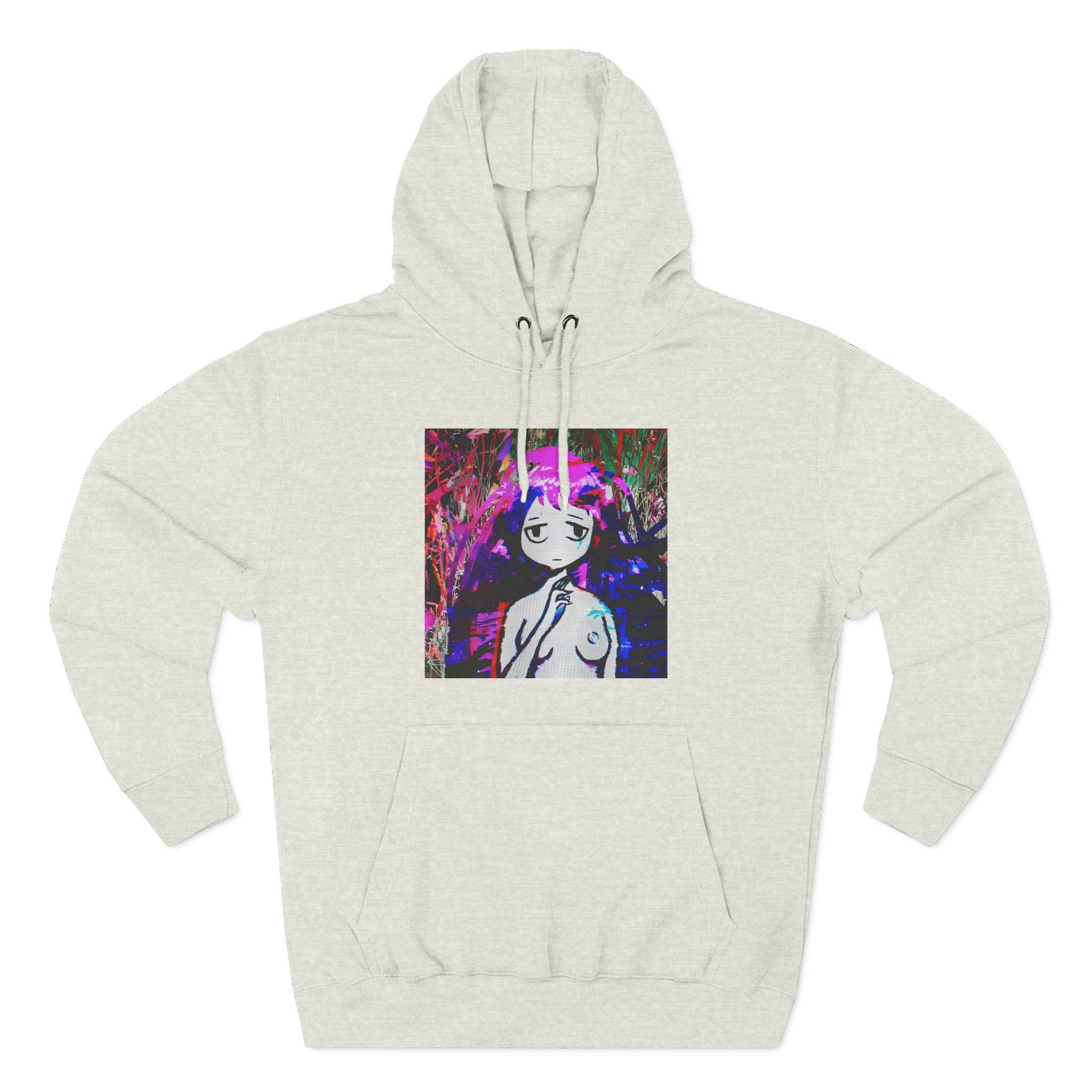 Sewerslvt Draining Love Story 1 Album Cover Three-Panel Fleece Hoodie
