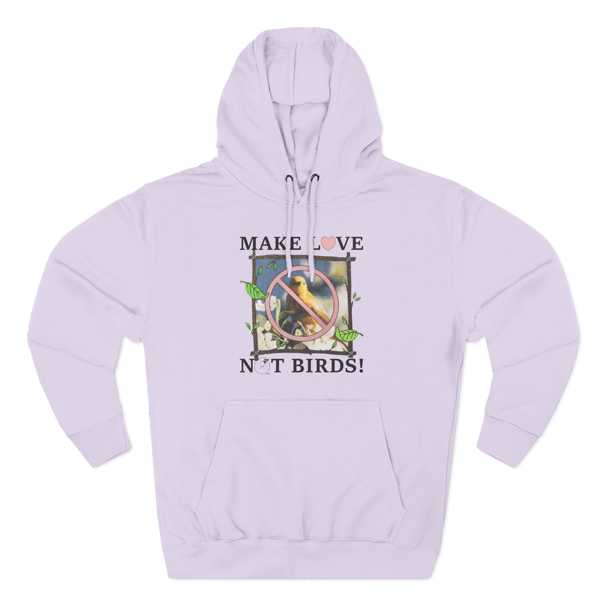 Birds Arent Real Three-Panel Fleece Hoodie