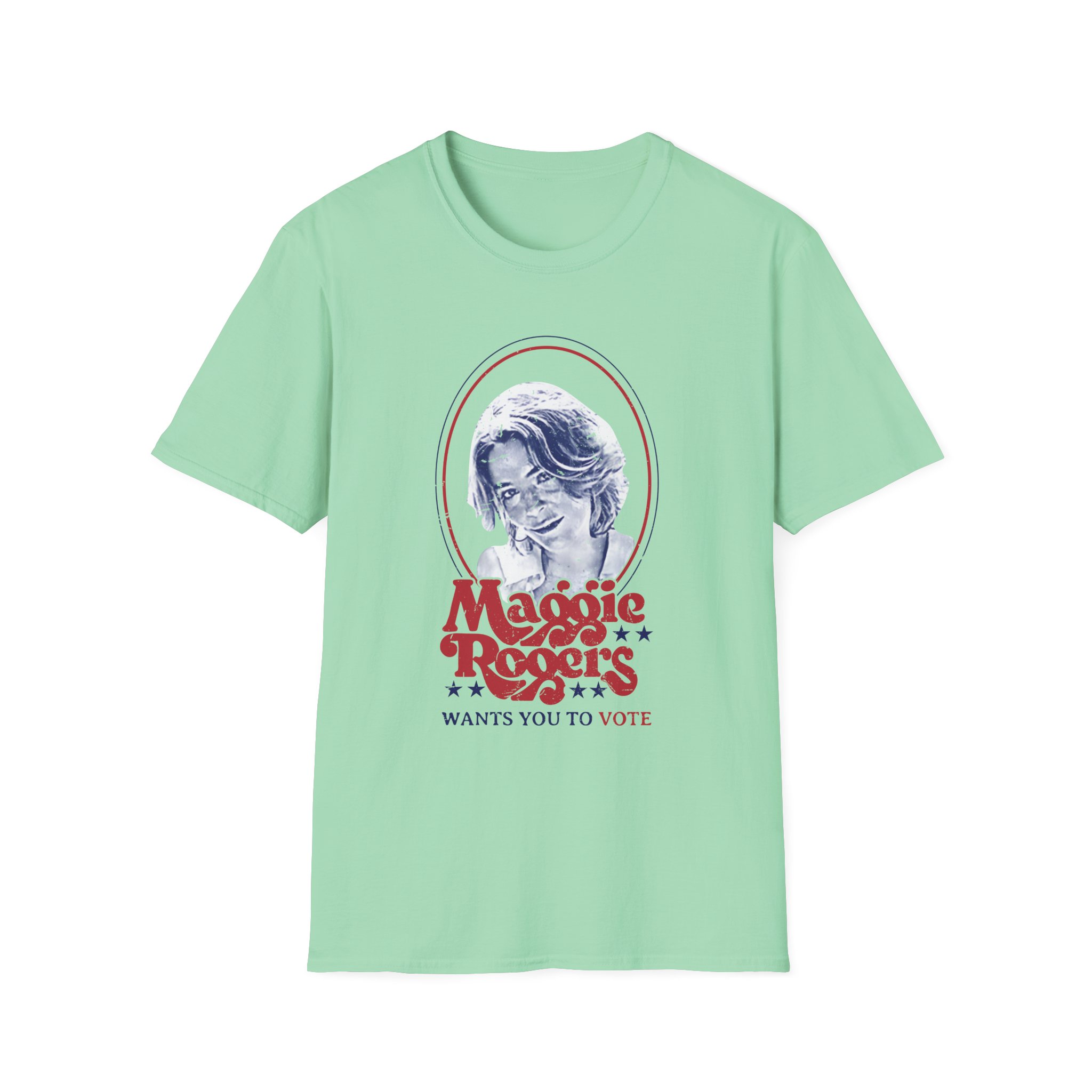 Maggie Rogers Wants You To Vote Unisex Softstyle T-Shirt