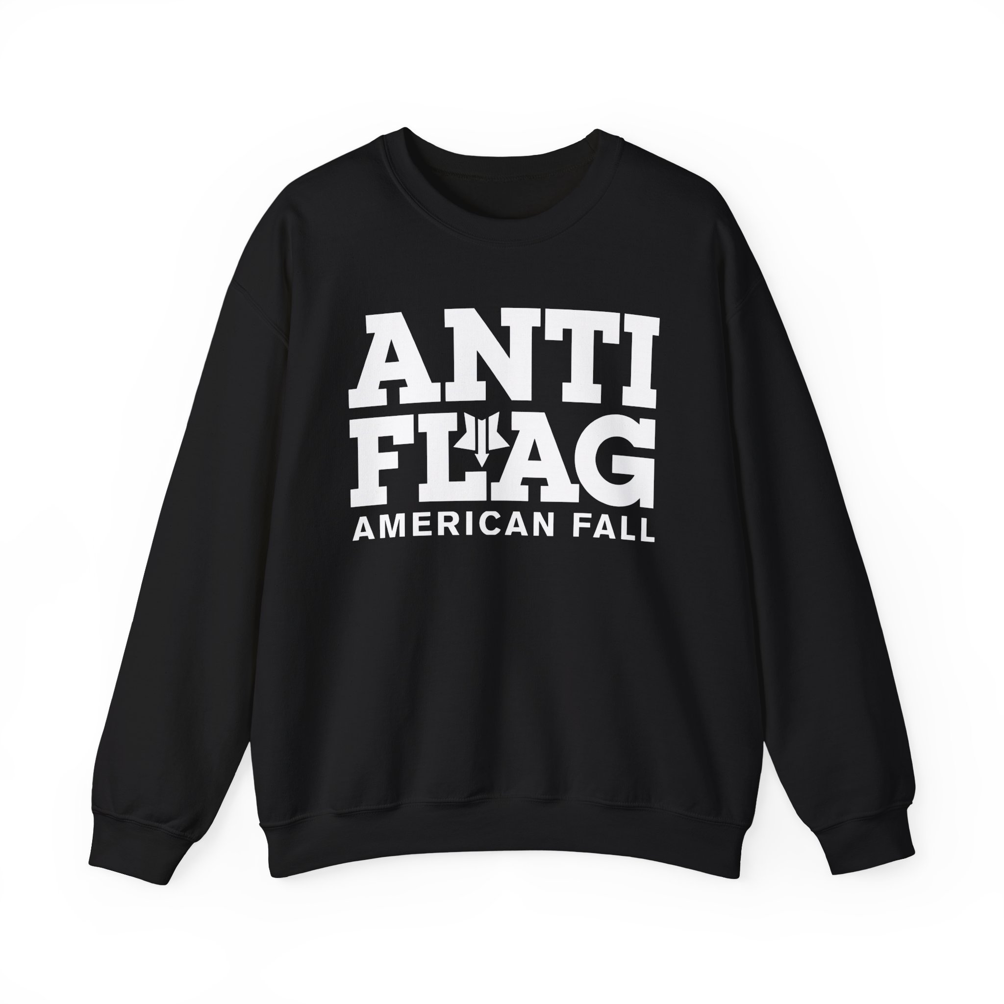Anti Flag American Fall Unisex Heavy Blendâ„¢ Crewneck Sweatshirt