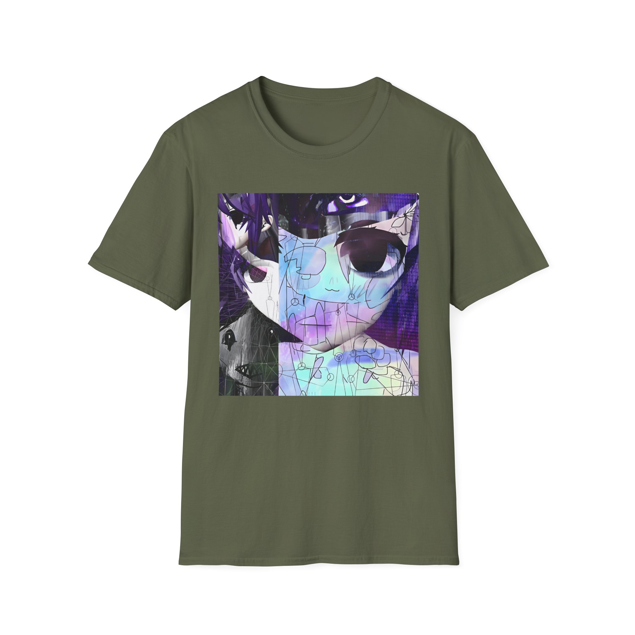 Sewerslvt Skitzofrenia Simulation Album Cover Unisex Softstyle T-Shirt