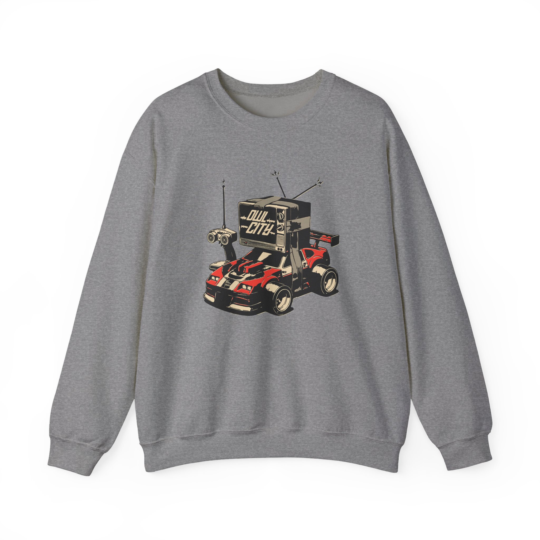 Owl City Rc Car Unisex Heavy Blendâ„¢ Crewneck Sweatshirt