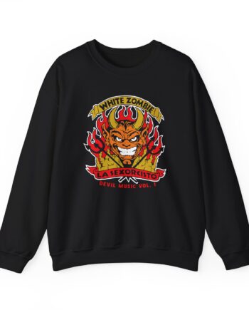 White Zombie Devil Music Unisex Heavy Blend™ Crewneck Sweatshirt