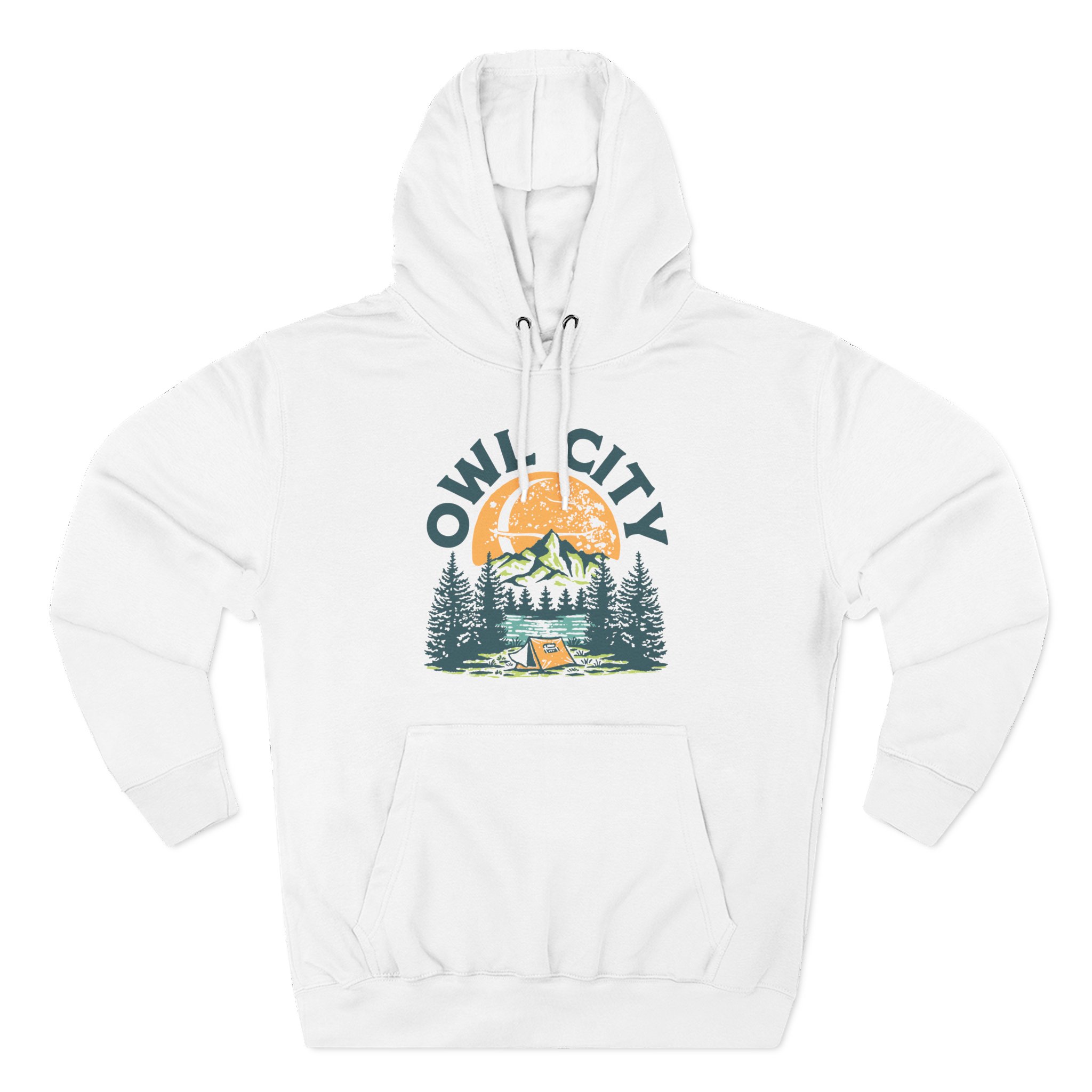 Owl City Camp Owl City Ringer Three-Panel Fleece Hoodie