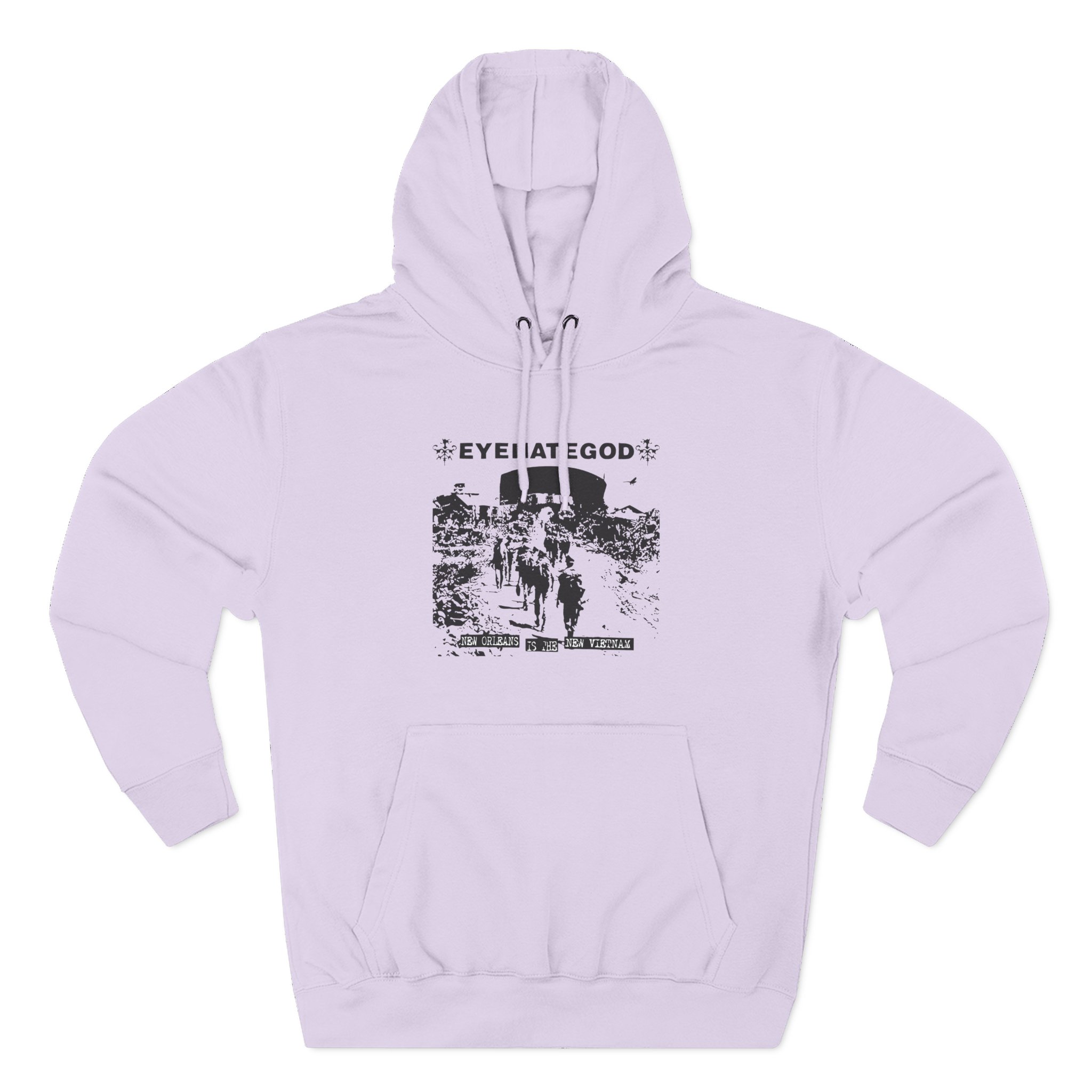 Eyehategod New Orleans is the New Vietnam Three-Panel Fleece Hoodie