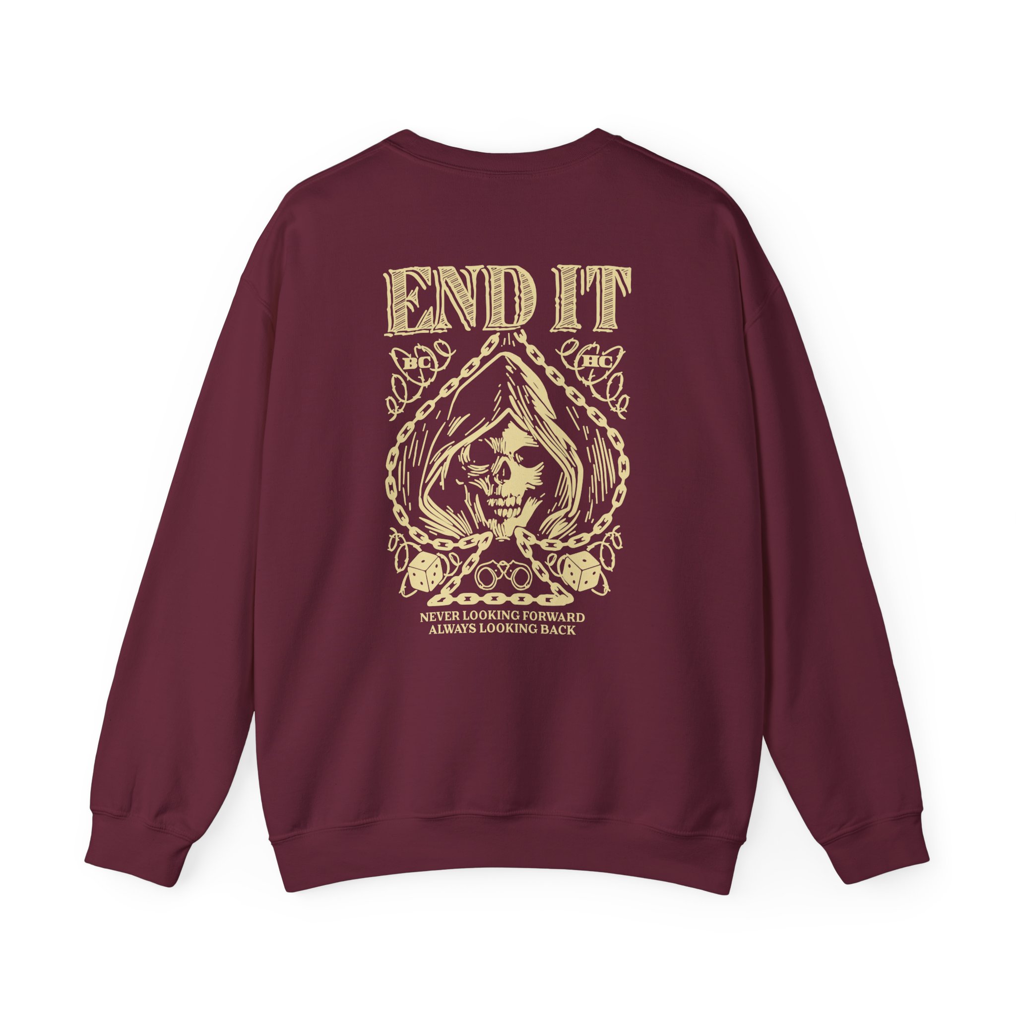 End It Spade Reaper Unisex Heavy Blendâ„¢ Crewneck Sweatshirt