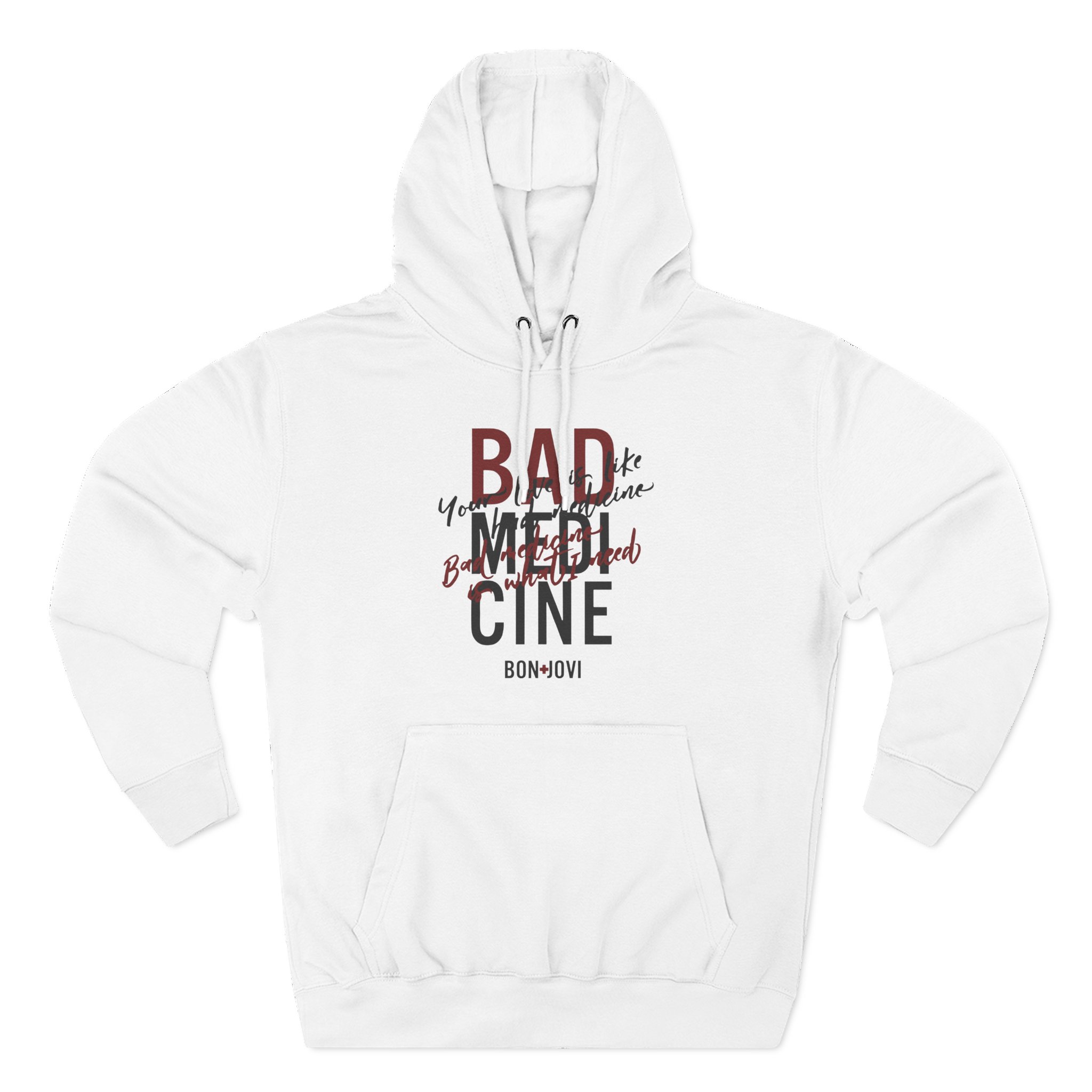 Bon Jovi Bad Medicine Three-Panel Fleece Hoodie