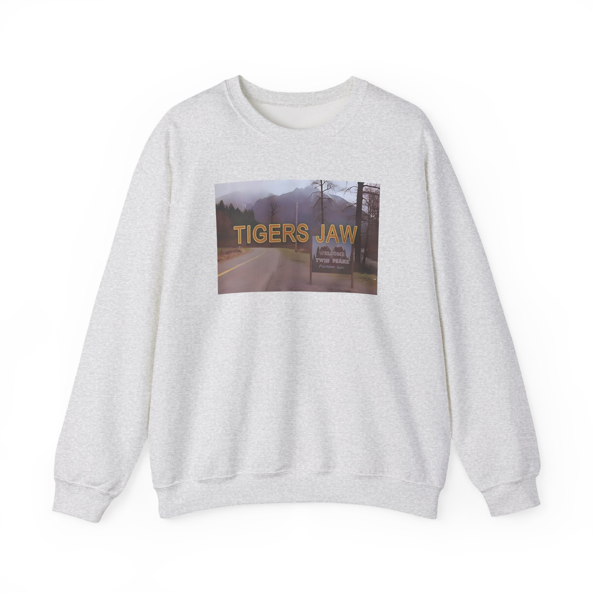 Tigers Jaw Twin Peaks Unisex Heavy Blendâ„¢ Crewneck Sweatshirt