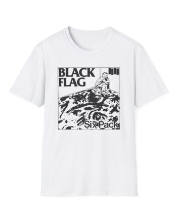 Black Flag Six Pack Unisex Softstyle T-Shirt