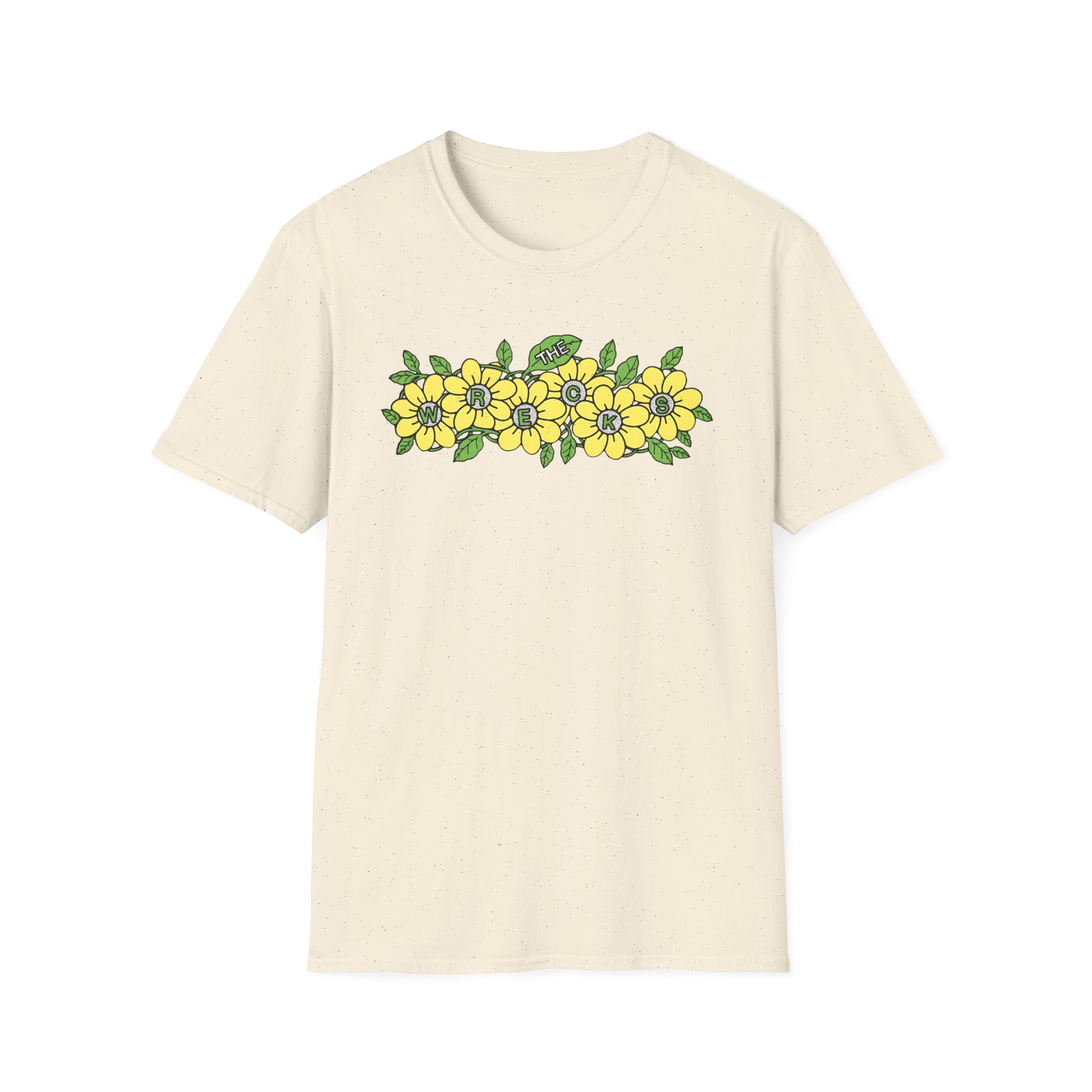 The Wrecks Flower Unisex Softstyle T-Shirt