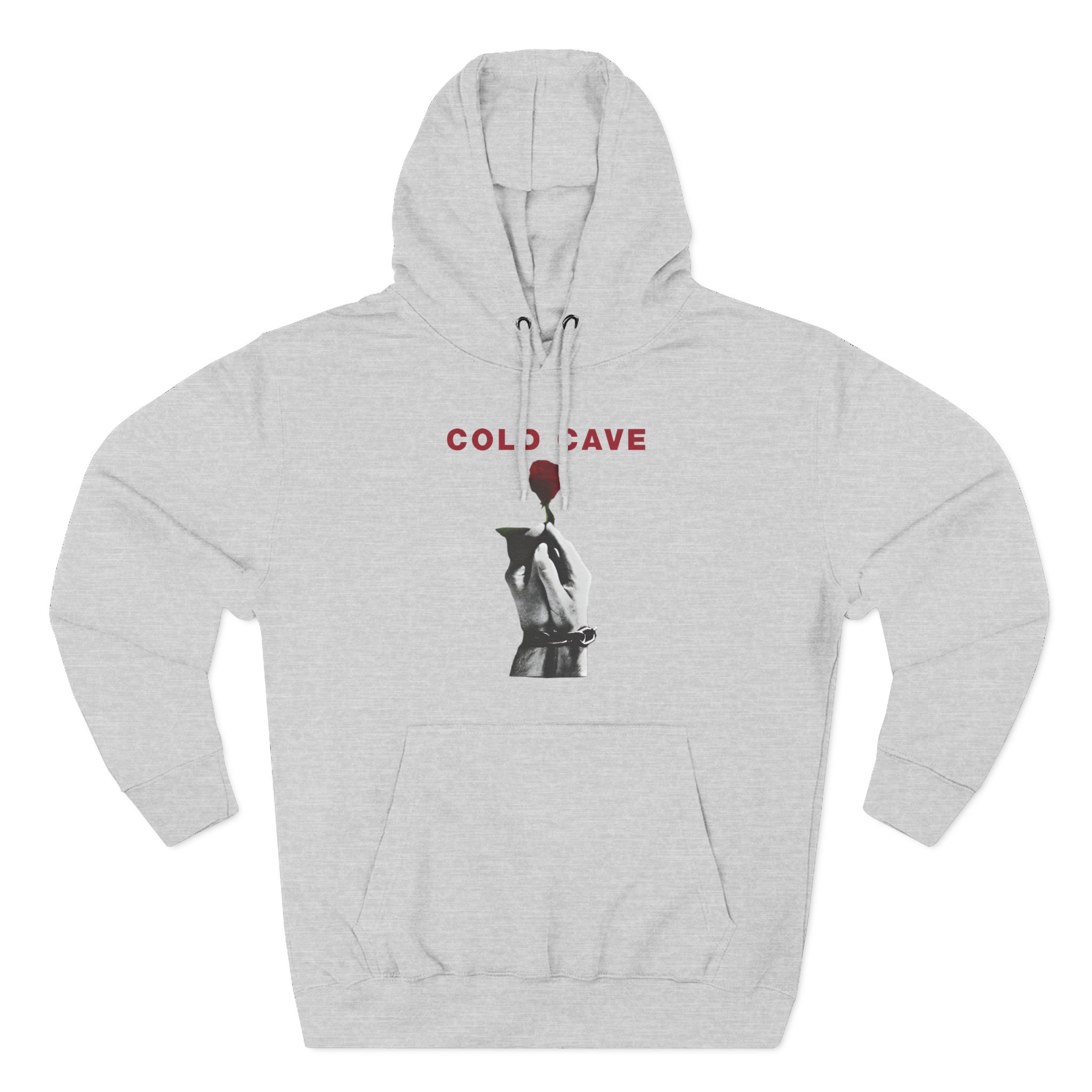 Cold Cave Rose Three-Panel Fleece Hoodie
