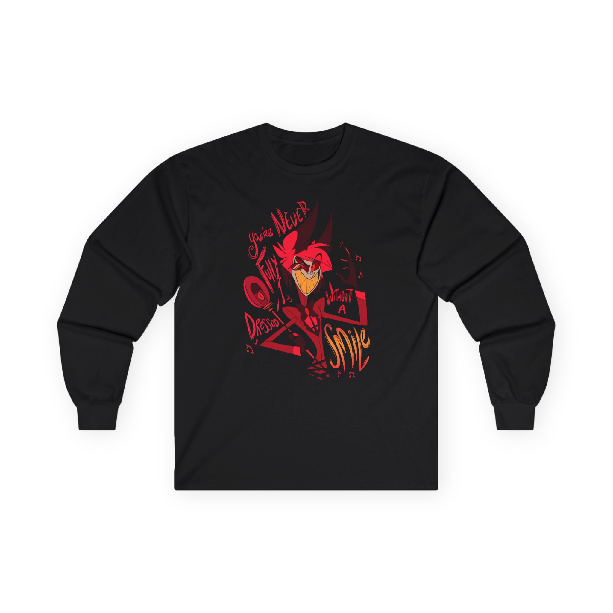 Vivziepop Smile Unisex Ultra Cotton Long Sleeve Tee
