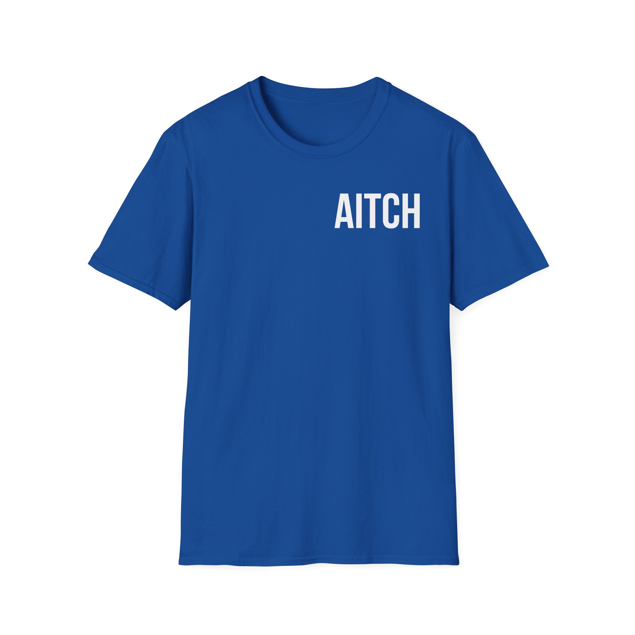 Aitch Pocket Logo Unisex Softstyle T-Shirt