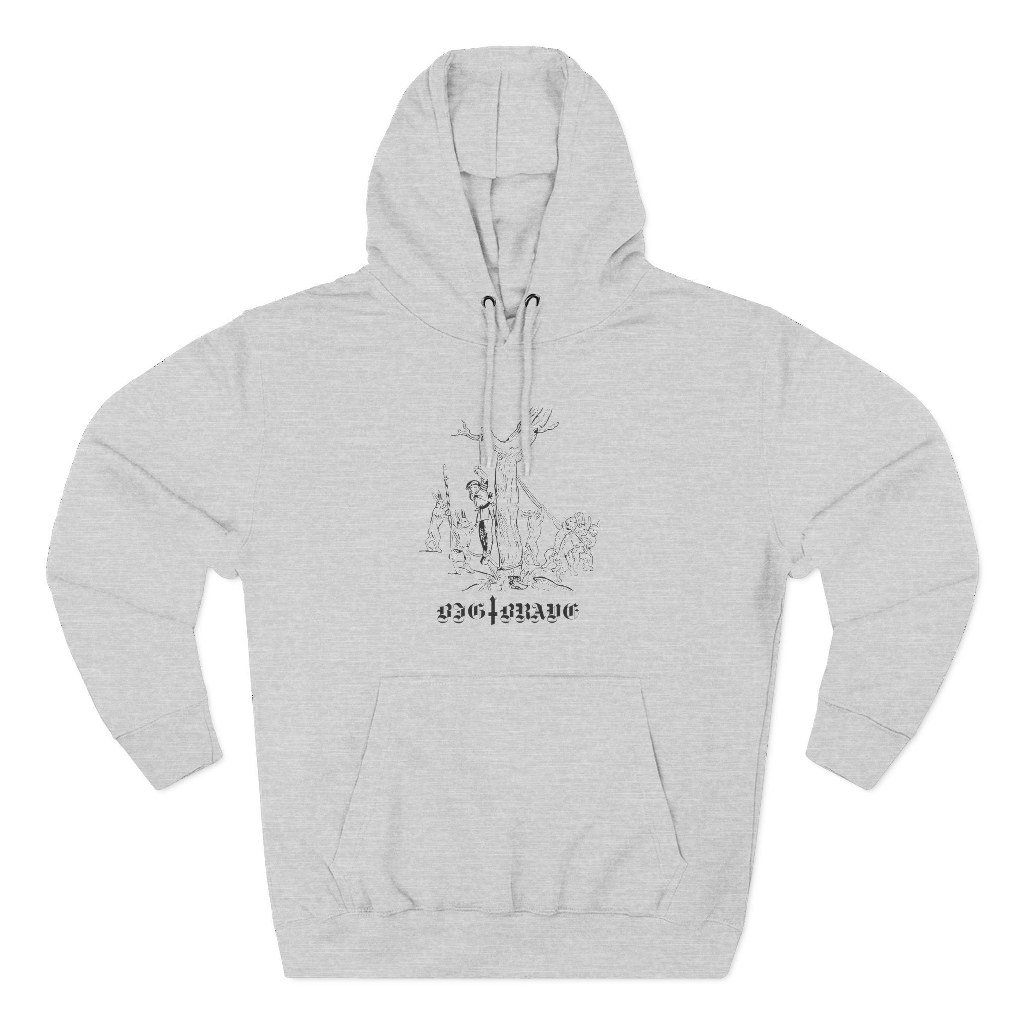 Big Brave Three-Panel Fleece Hoodie