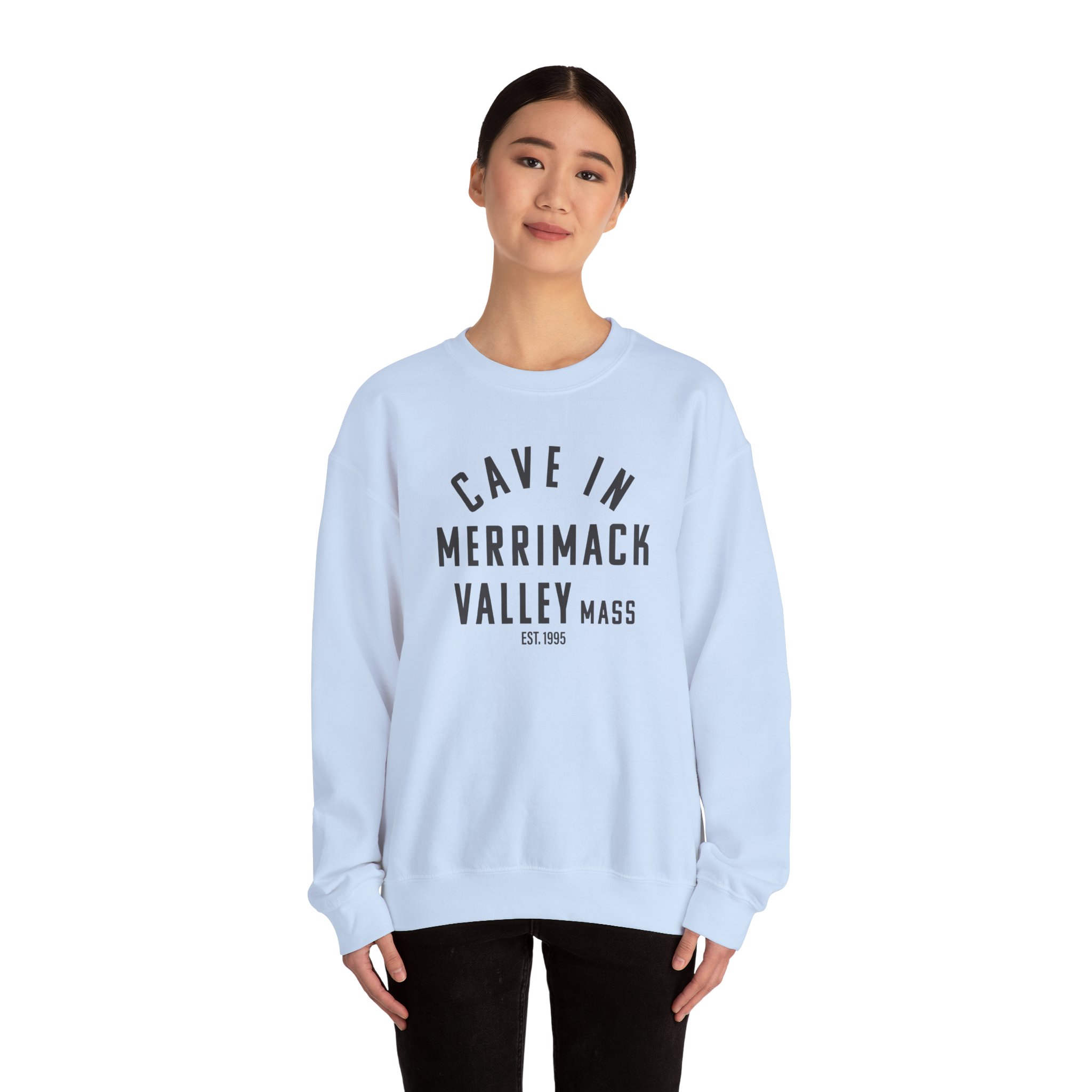 Cave in Merrimack Valley: Blackened Unisex Heavy Blendâ„¢ Crewneck Sweatshirt