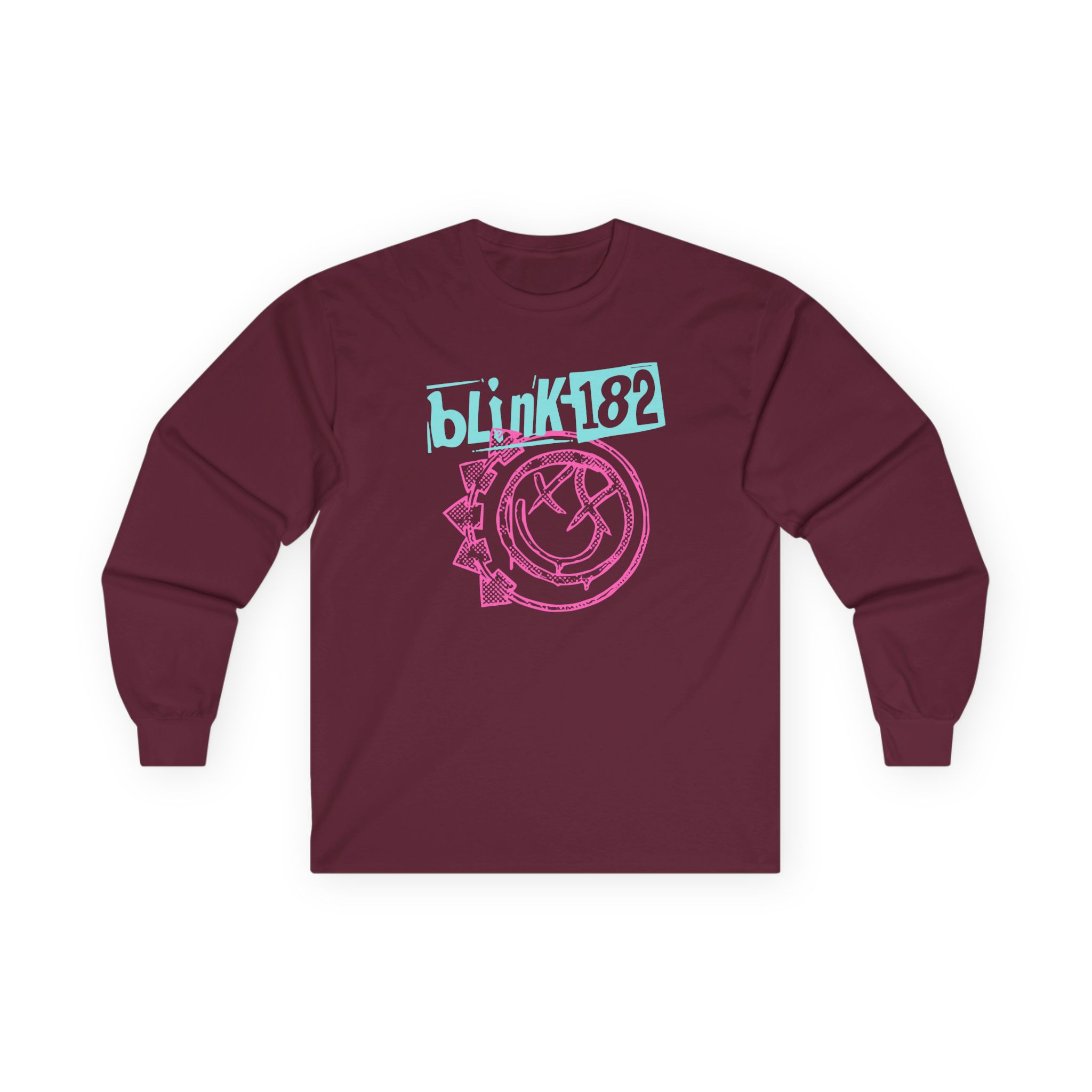 Blink 182 Smiley Crop Unisex Ultra Cotton Long Sleeve Tee