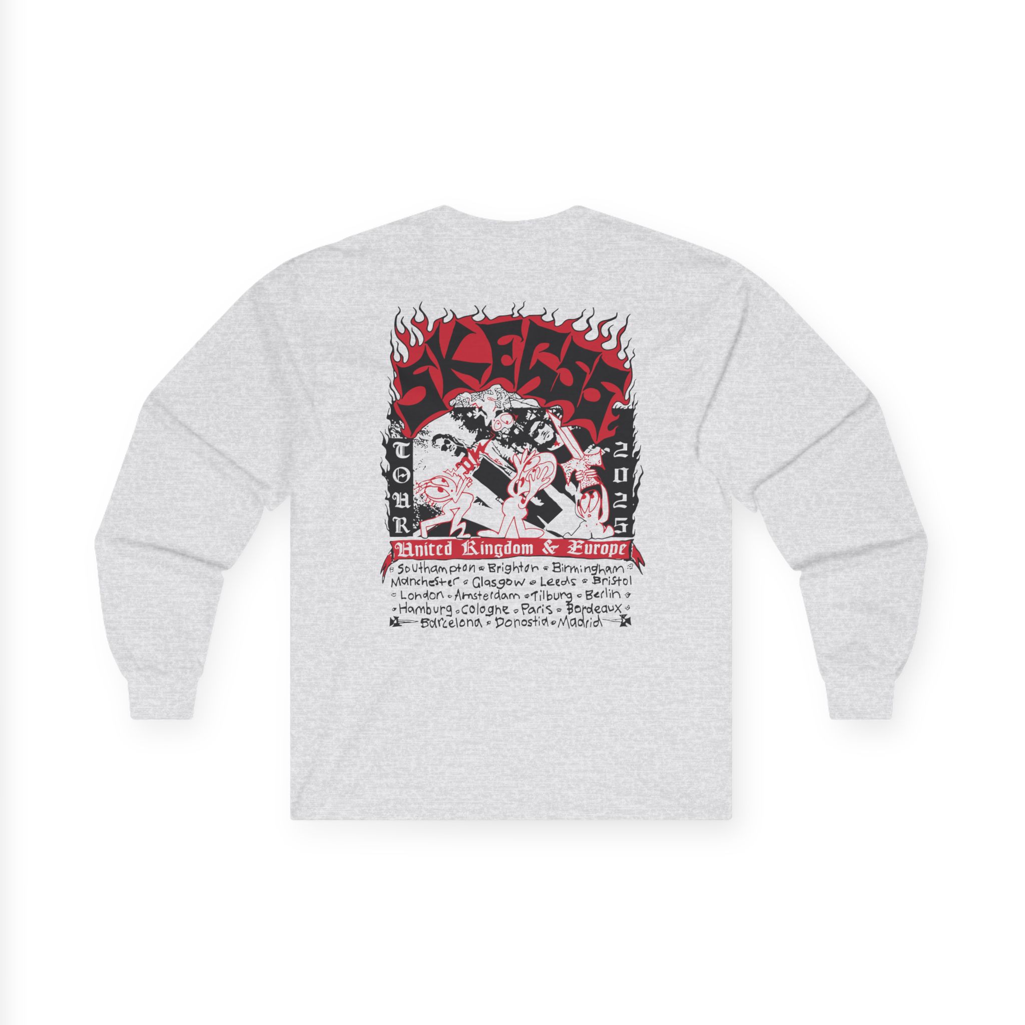 Skegss Uk Eu Tour 2025 Unisex Ultra Cotton Long Sleeve Tee