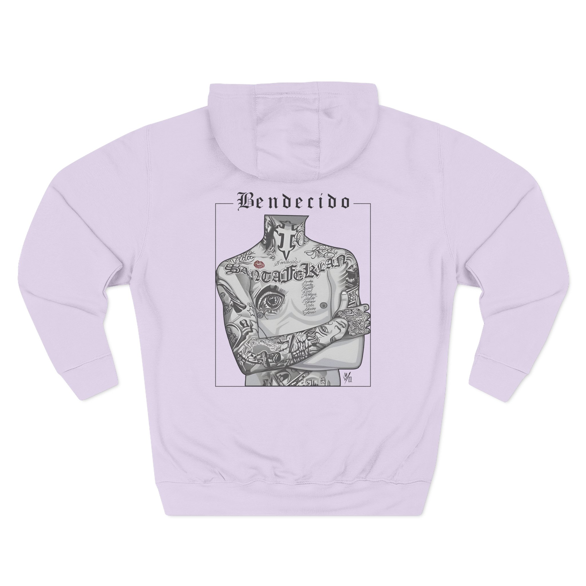 Santa Fe Klan Three-Panel Fleece Hoodie