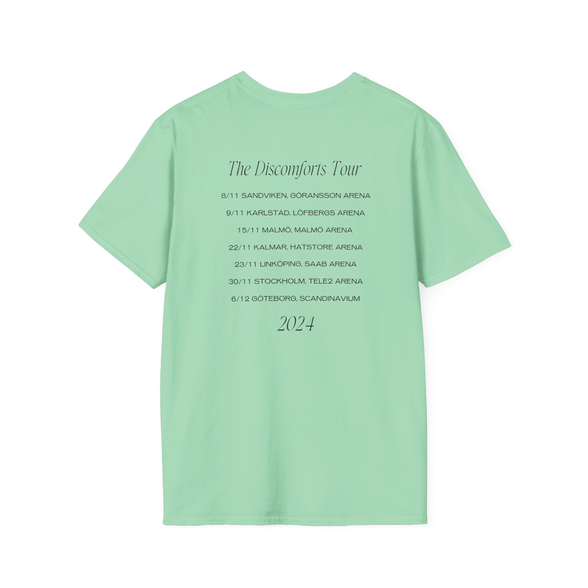 Albin Lee Meldau Discomforts Tour Unisex Softstyle T-Shirt