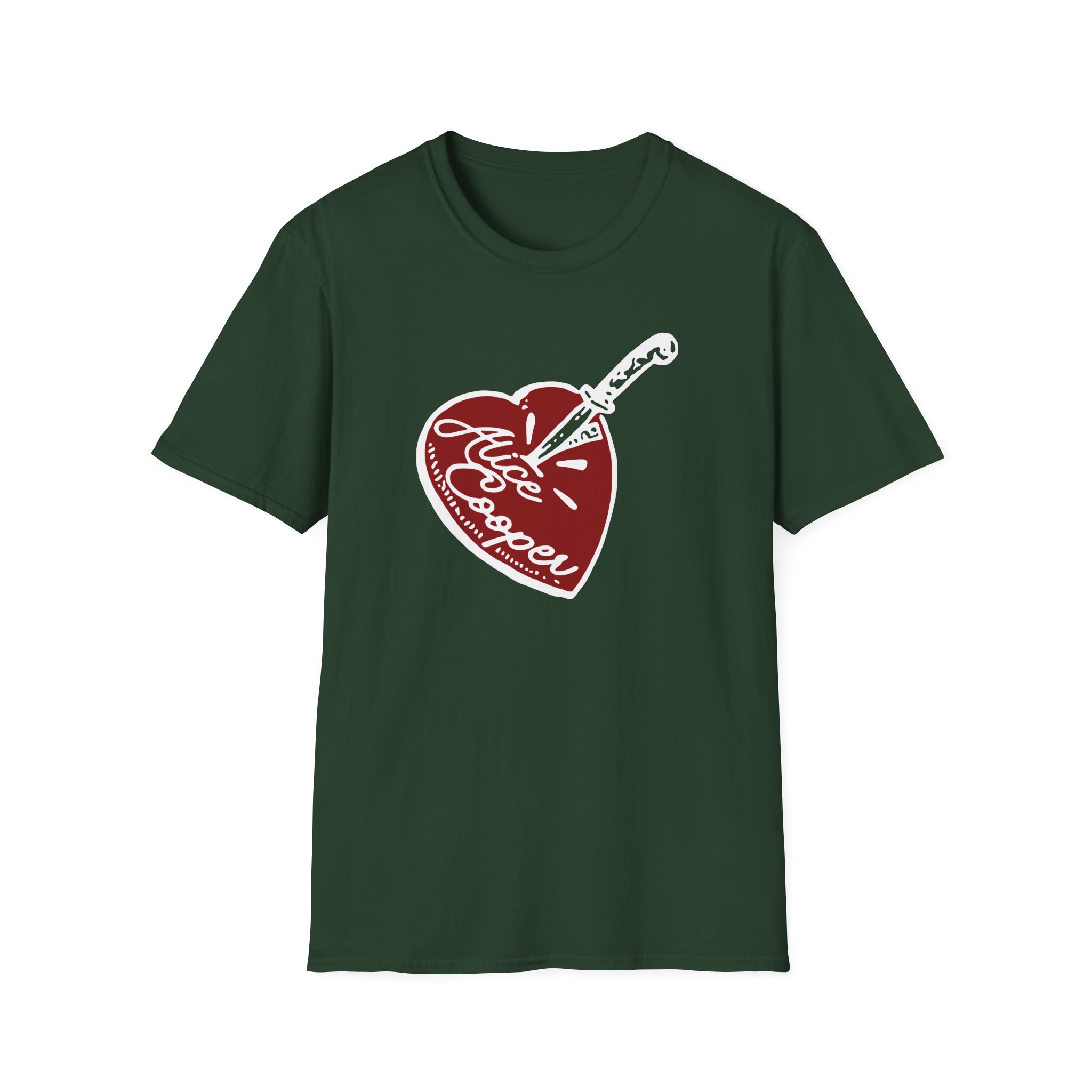 Alice Cooper Stab Heart Unisex Softstyle T-Shirt