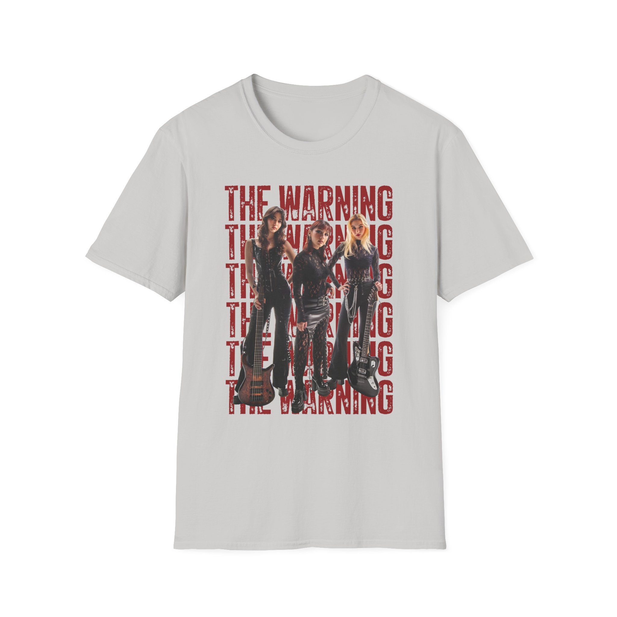 The Warning Stacked Unisex Softstyle T-Shirt