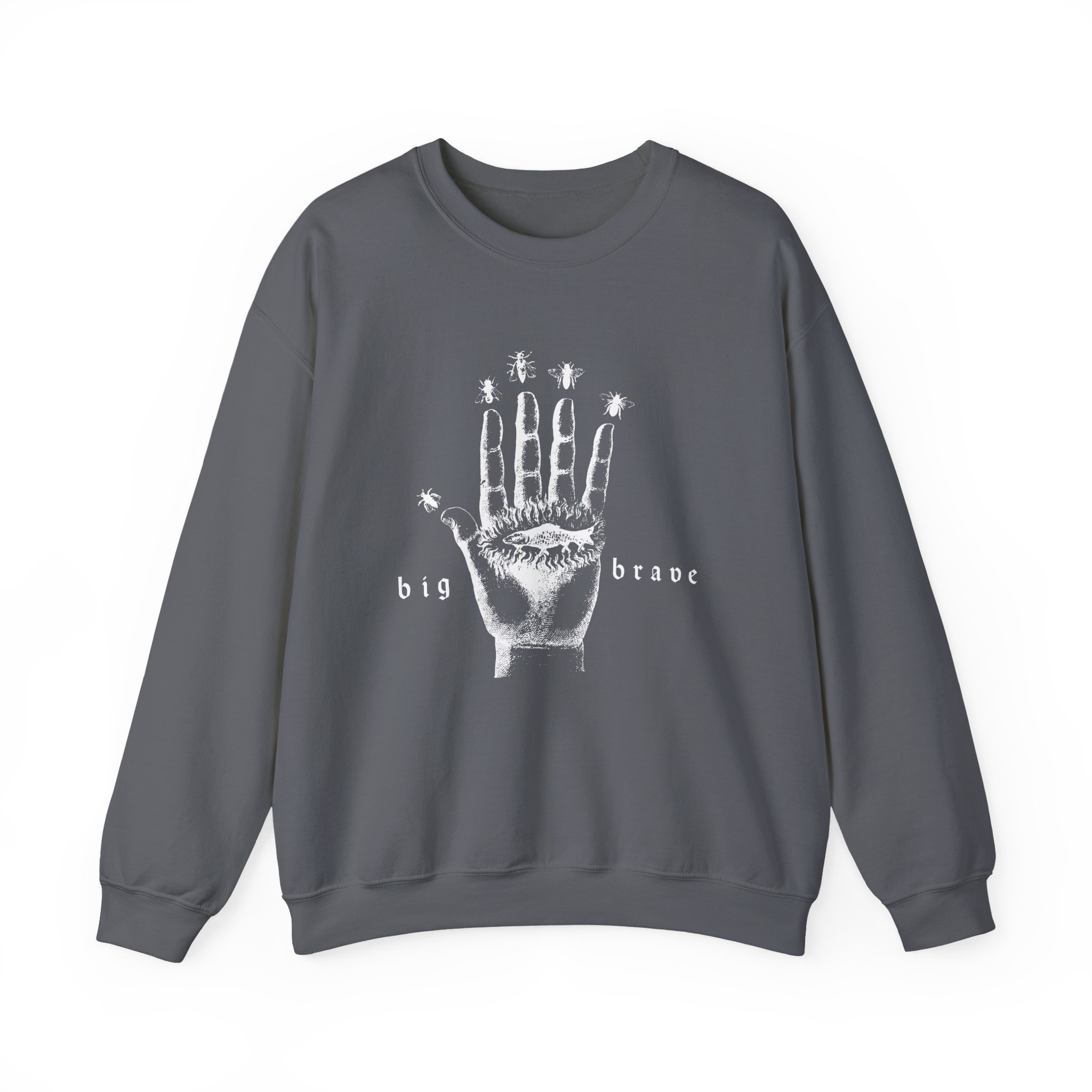 Big Brave Hand Unisex Heavy Blendâ„¢ Crewneck Sweatshirt