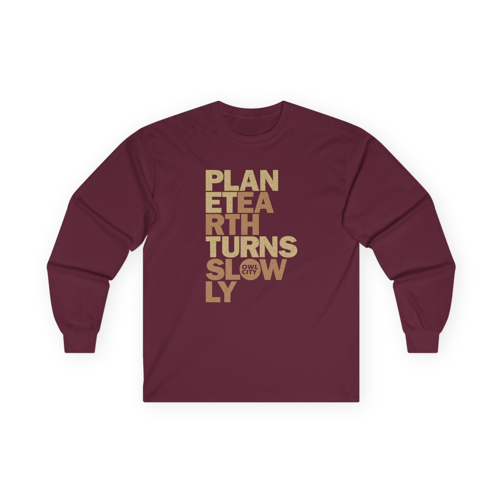 Owl City Planet Earth Turns Slowly Unisex Ultra Cotton Long Sleeve Tee