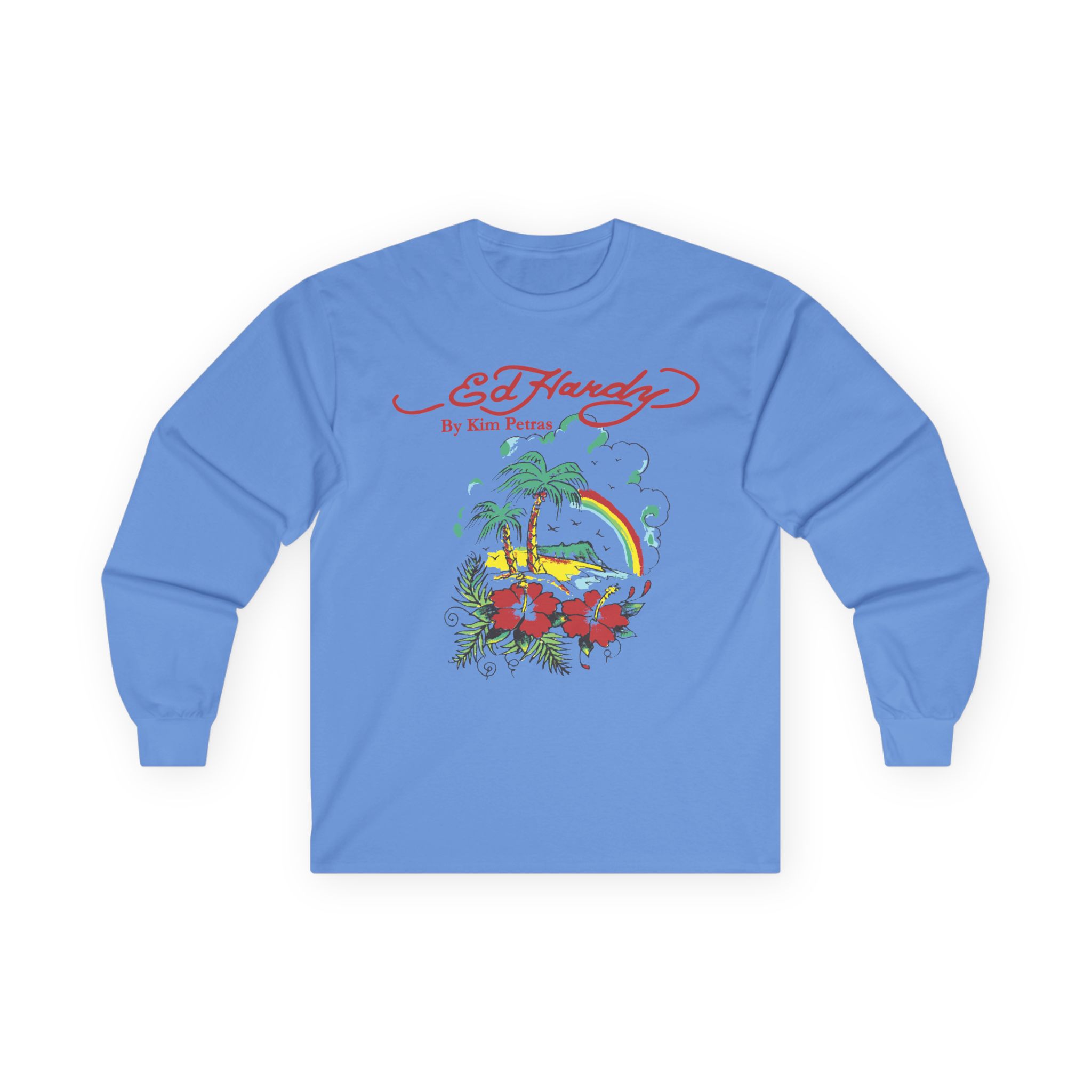 Kim Petras Tropical Scene Lettuce Unisex Ultra Cotton Long Sleeve Tee