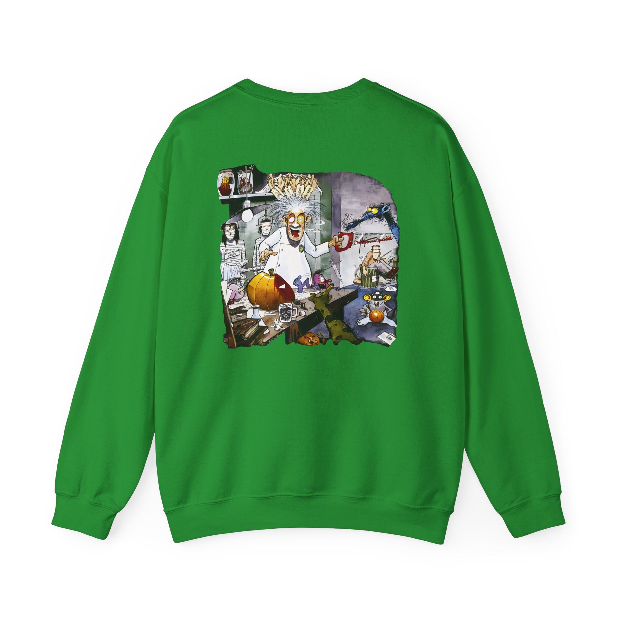 Helloween Dr. Stein Zipper Unisex Heavy Blendâ„¢ Crewneck Sweatshirt