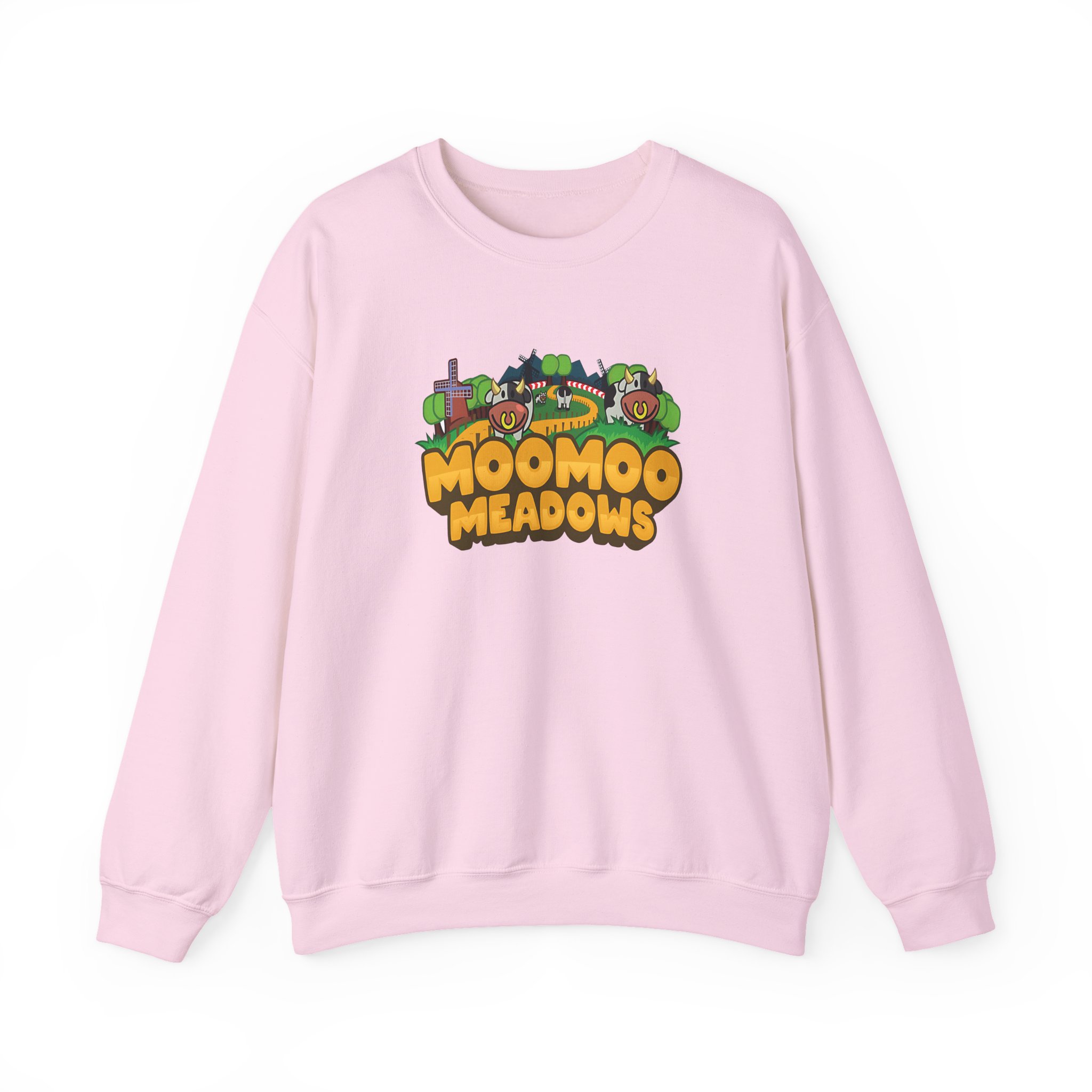 Georgenotfound Moo Moo Meadows Unisex Heavy Blendâ„¢ Crewneck Sweatshirt