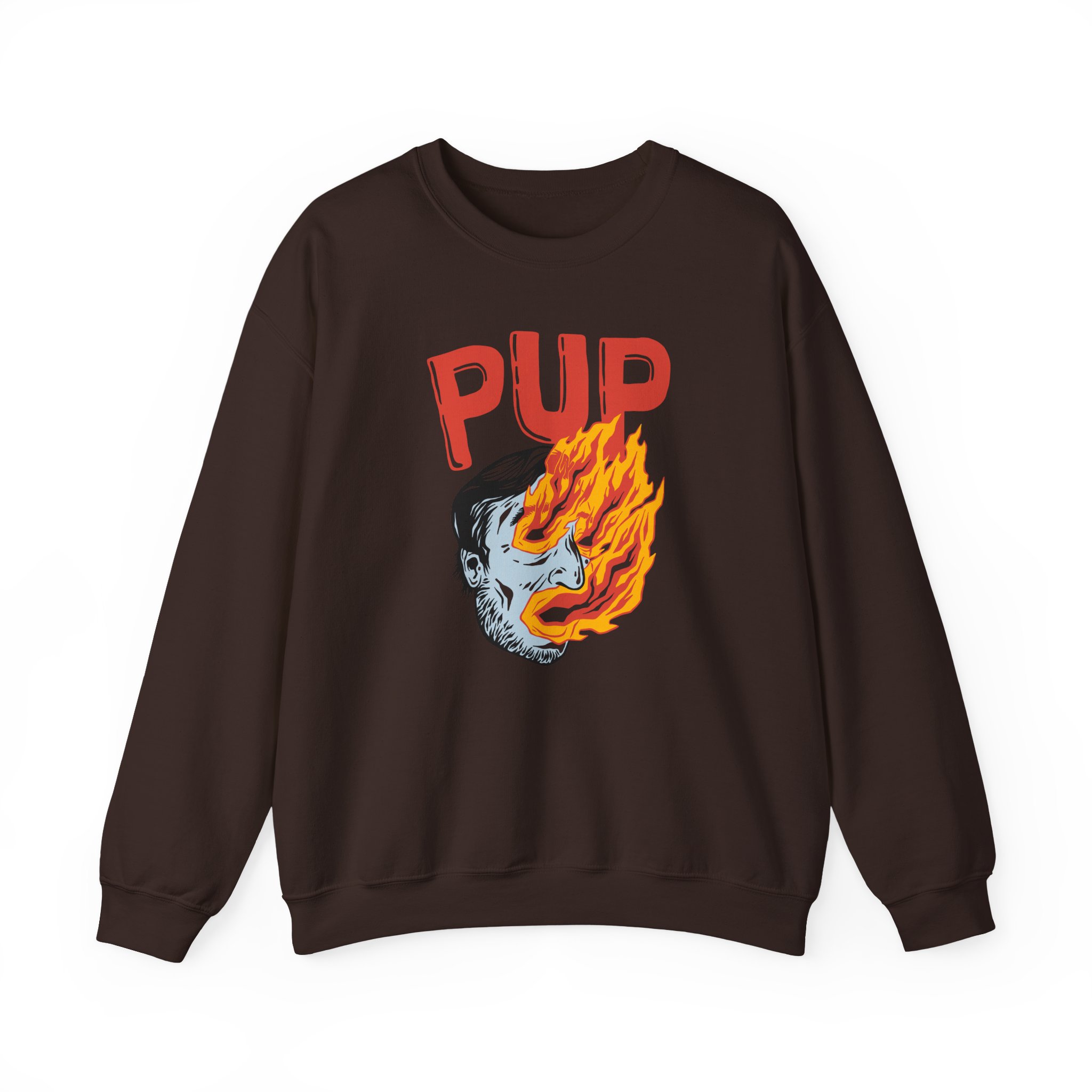 Pup I Hope the World Explodes Unisex Heavy Blend Crewneck Sweatshirt