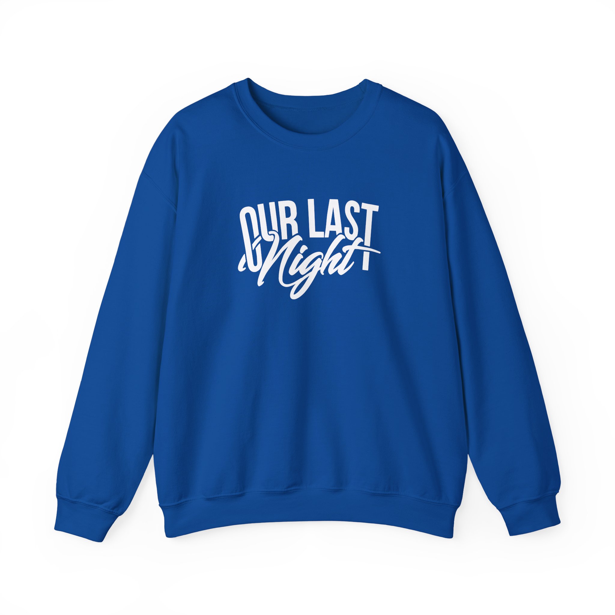 Our Last Night Script Unisex Heavy Blendâ„¢ Crewneck Sweatshirt