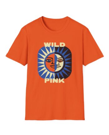 Wild Pink Sun Moon Unisex Softstyle T-Shirt