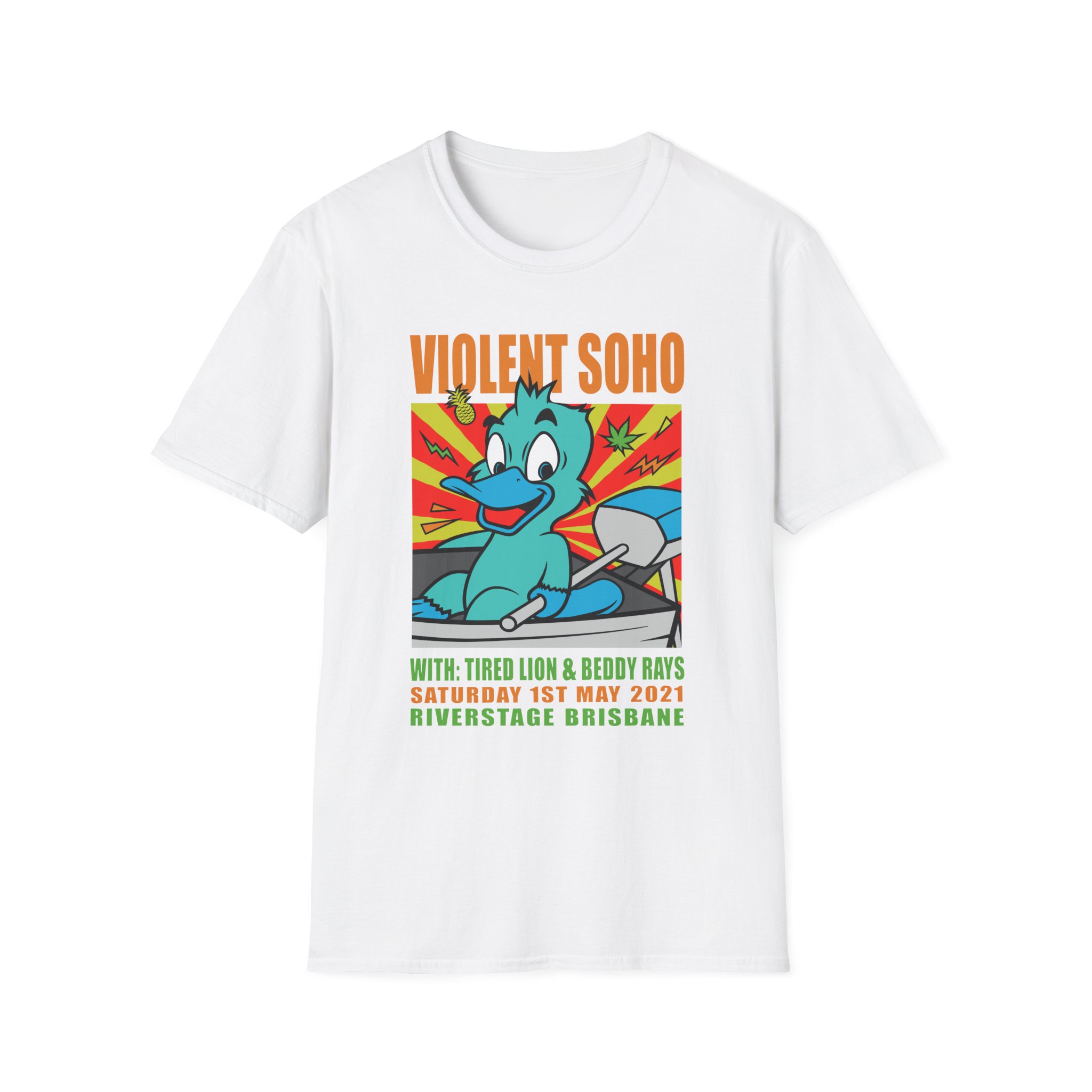 Violent Soho Event Poster Unisex Softstyle T-Shirt